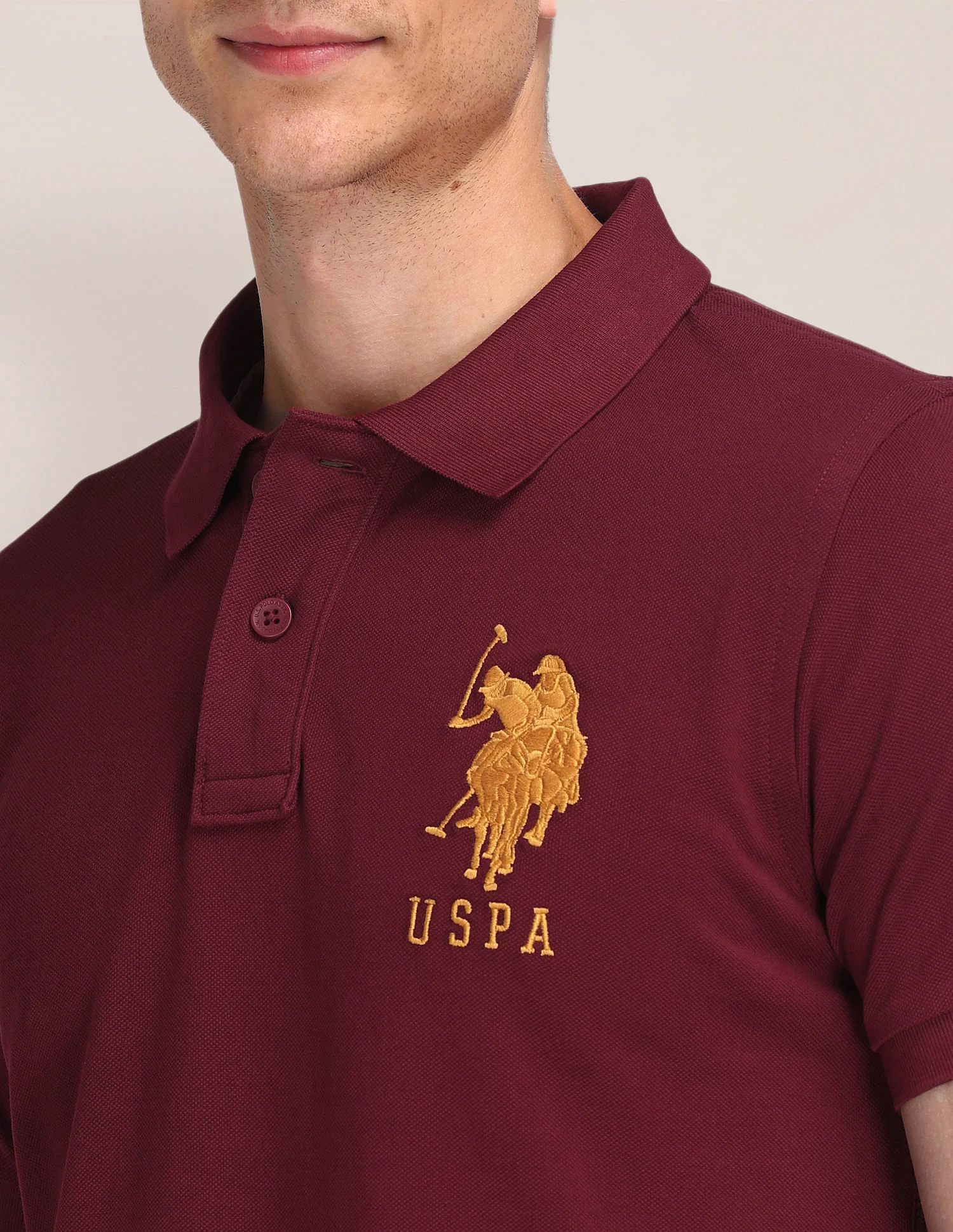Solid Slim Fit Polo Shirt - Image 7