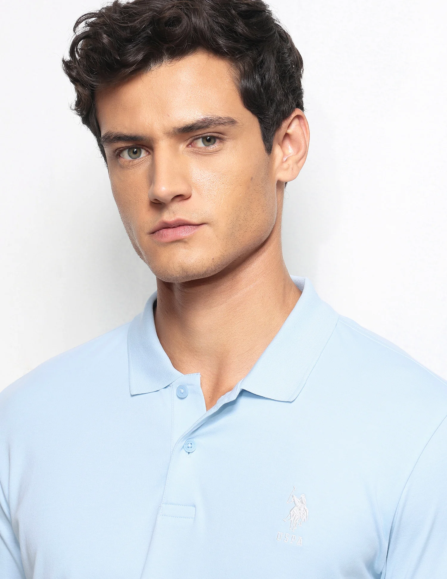 Solid Slim Fit Polo Shirt - Image 7
