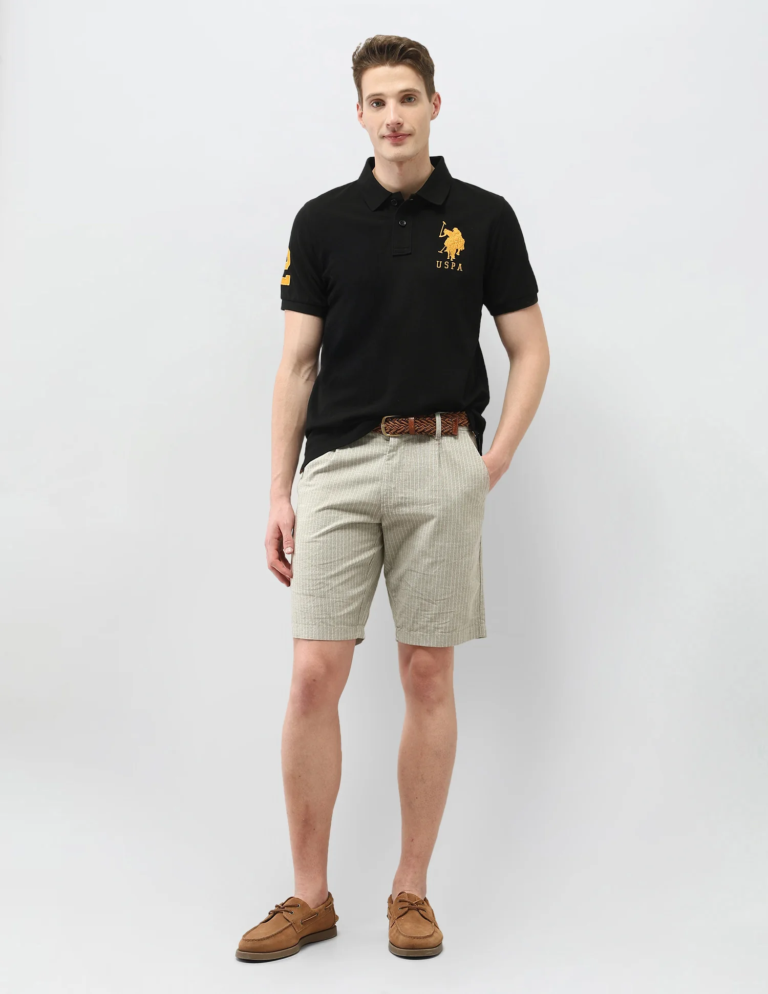 Solid Slim Fit Polo Shirt - Image 3