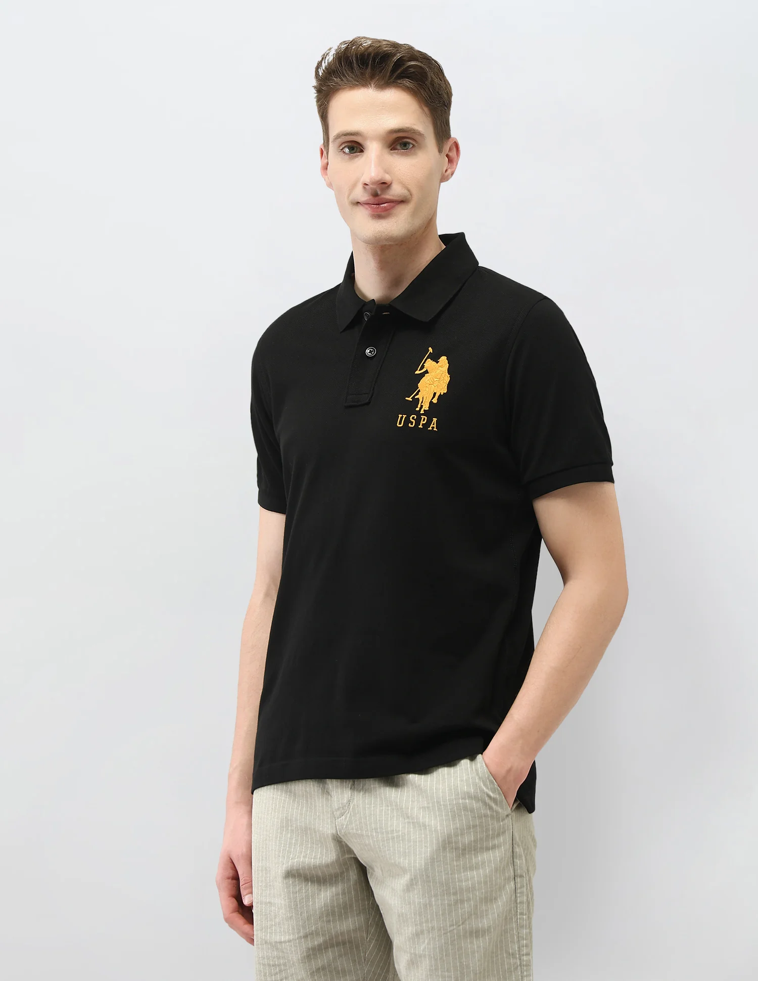 Solid Slim Fit Polo Shirt - Image 4