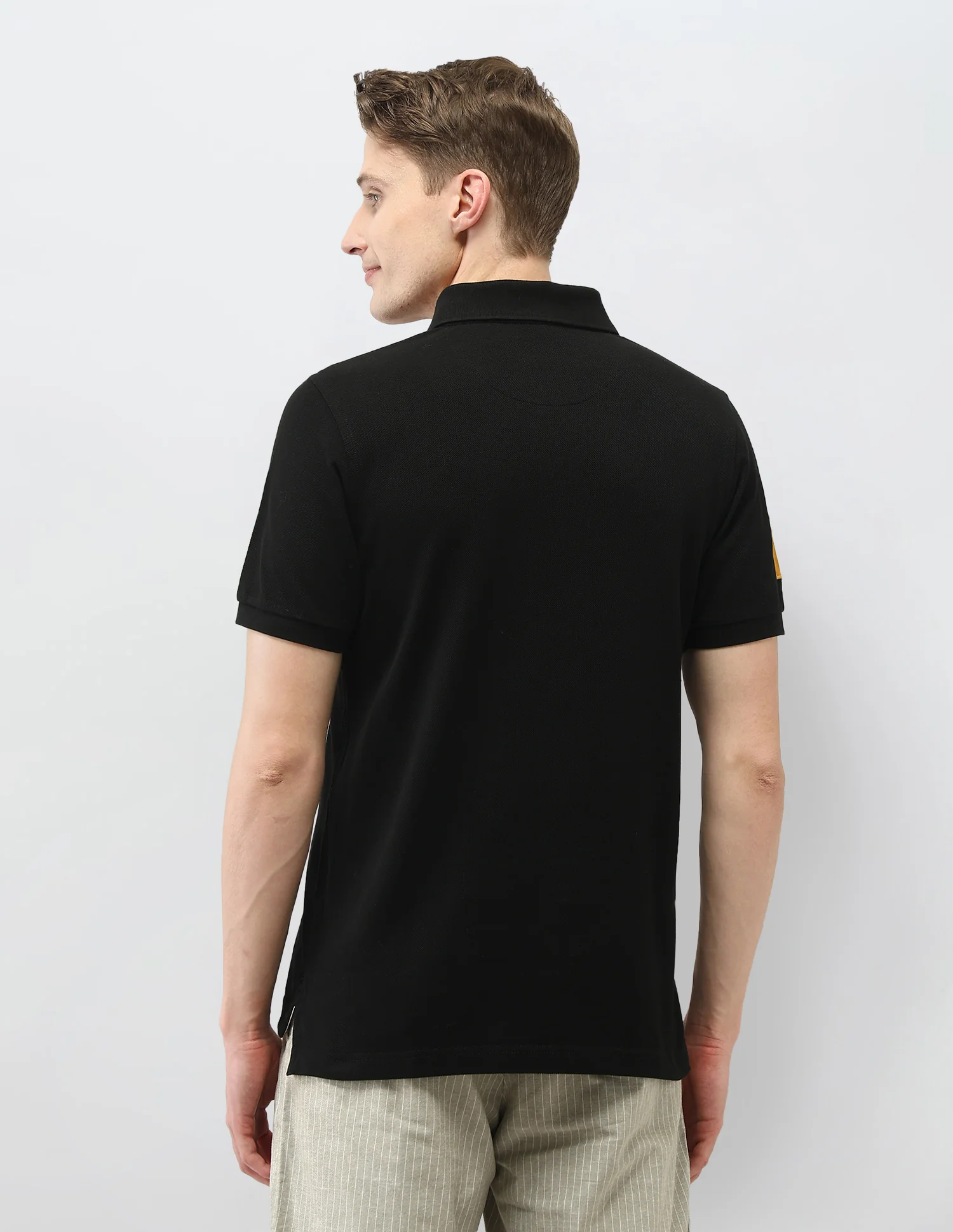 Solid Slim Fit Polo Shirt - Image 5