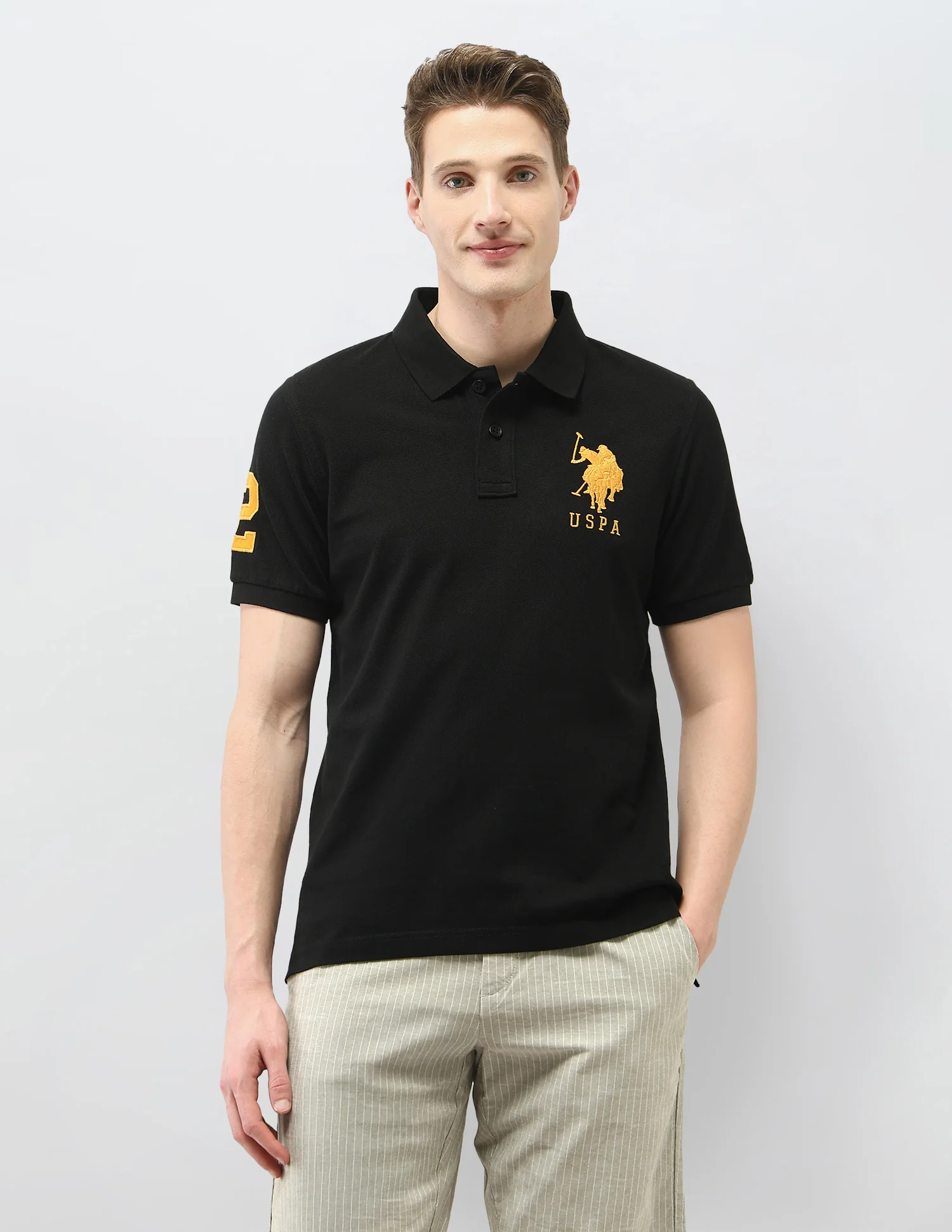 Solid Slim Fit Polo Shirt - Image 6