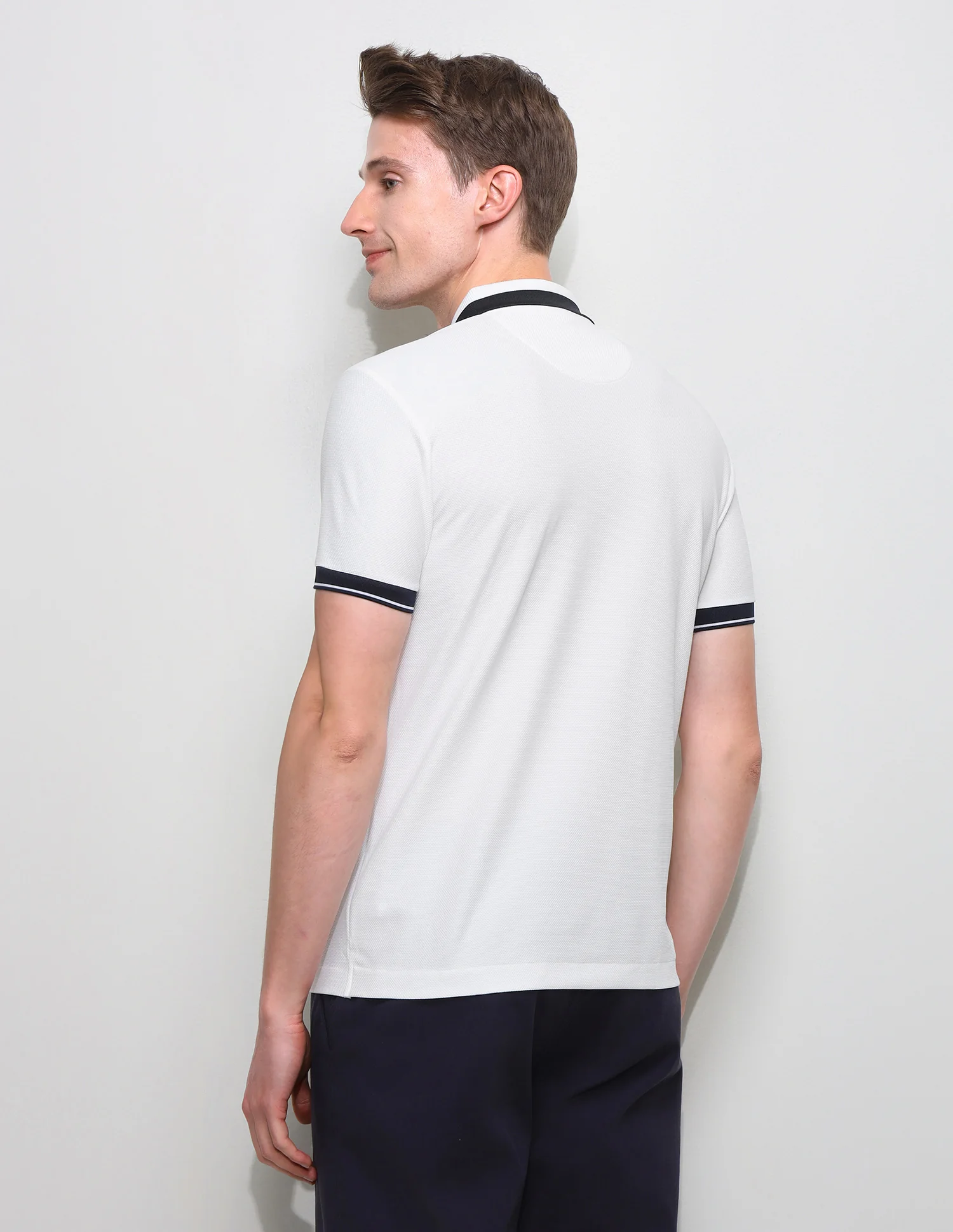 Solid Slim Fit Polo Shirt - Image 5