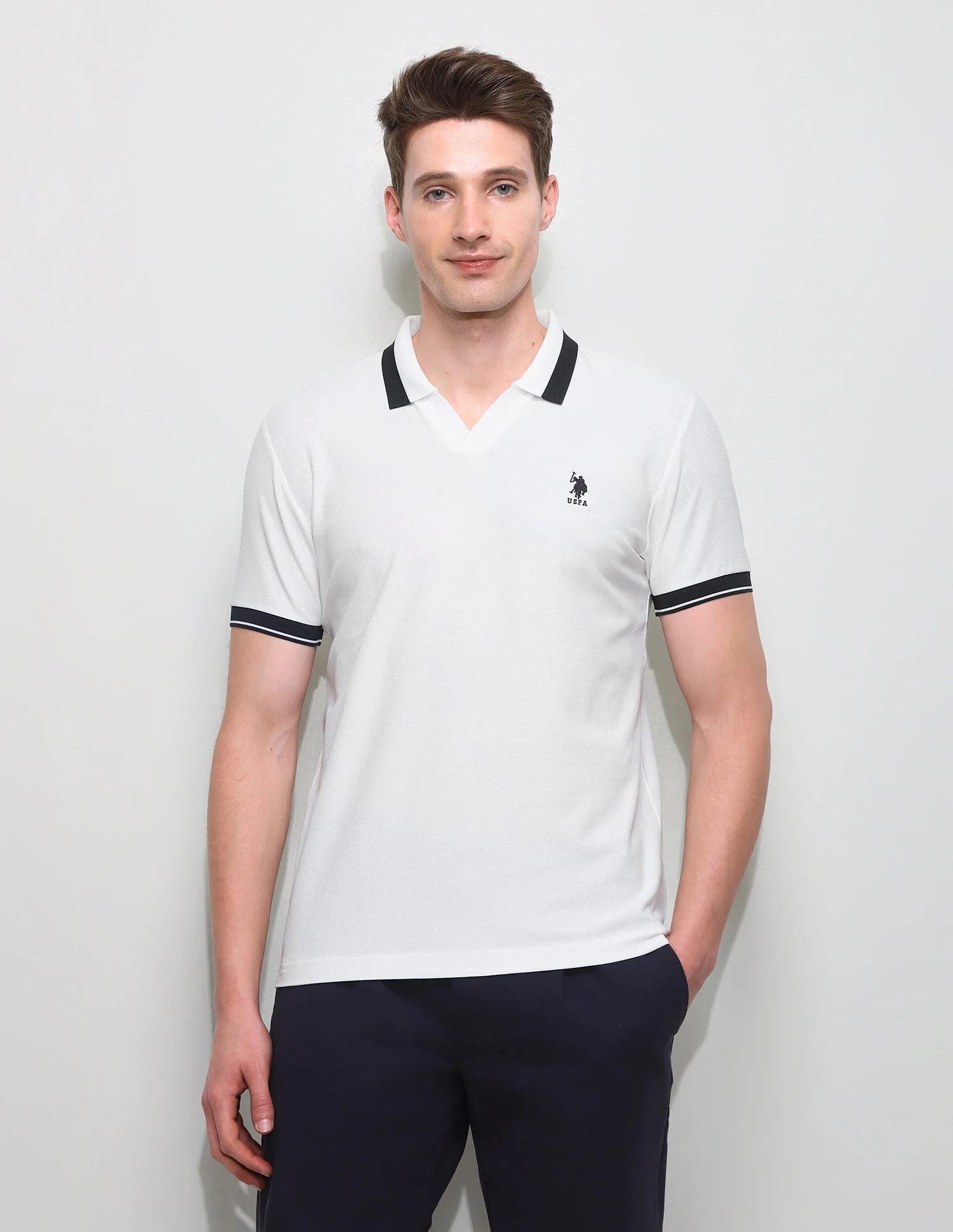 Solid Slim Fit Polo Shirt - Image 6