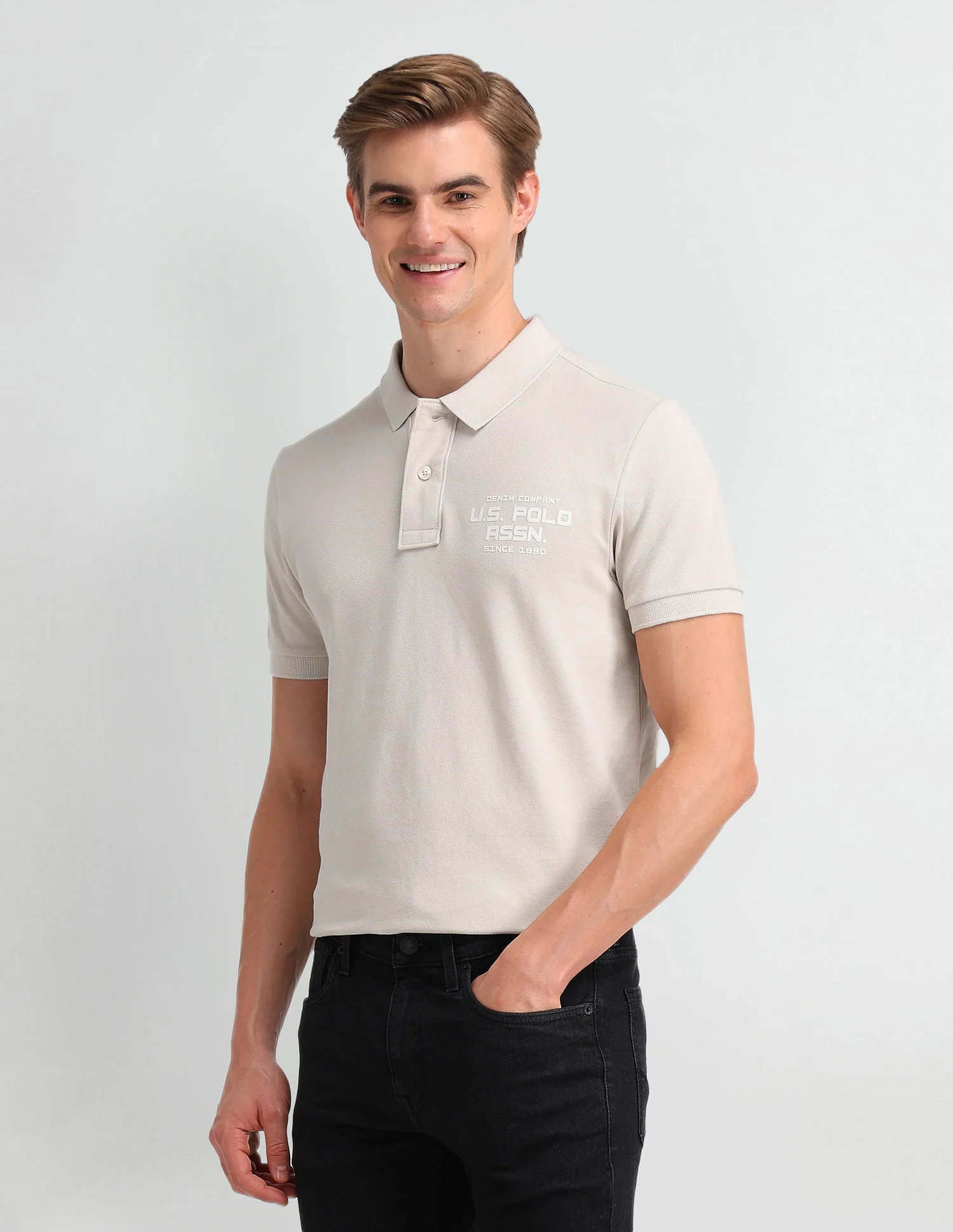 Solid Slim Fit Polo Shirt