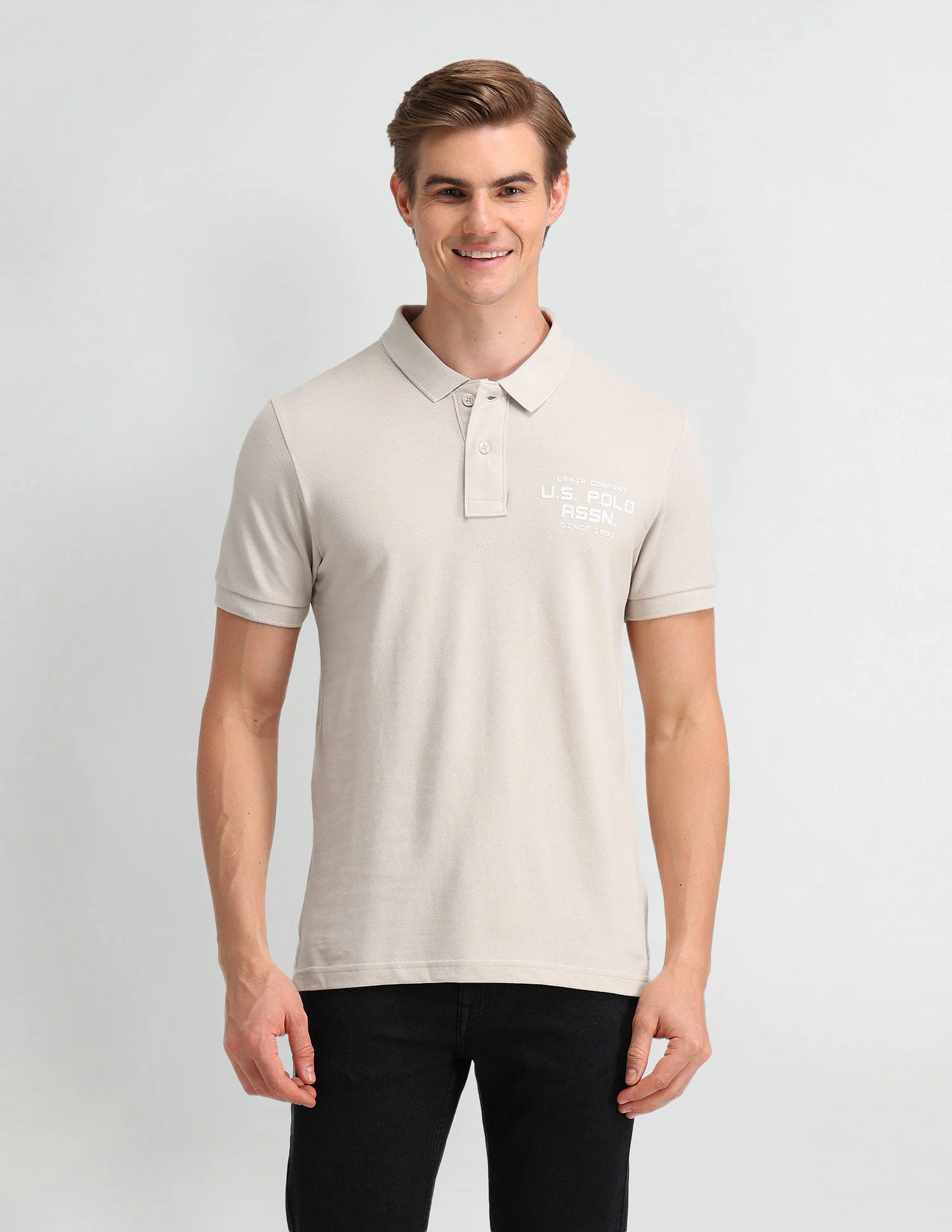 Solid Slim Fit Polo Shirt - Image 6