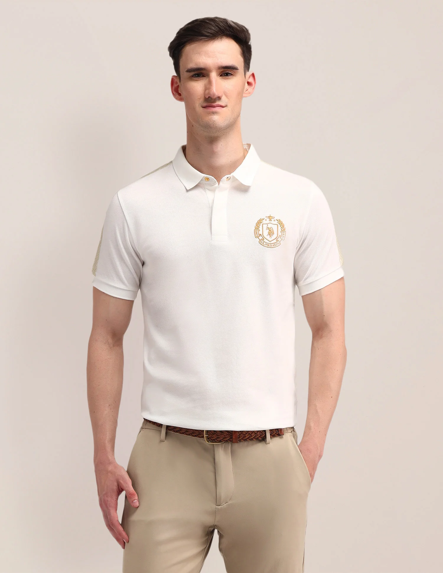 Solid Slim Fit Polo Shirt