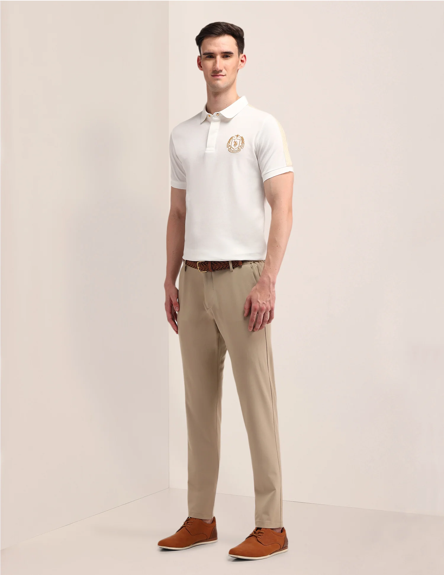 Solid Slim Fit Polo Shirt - Image 3