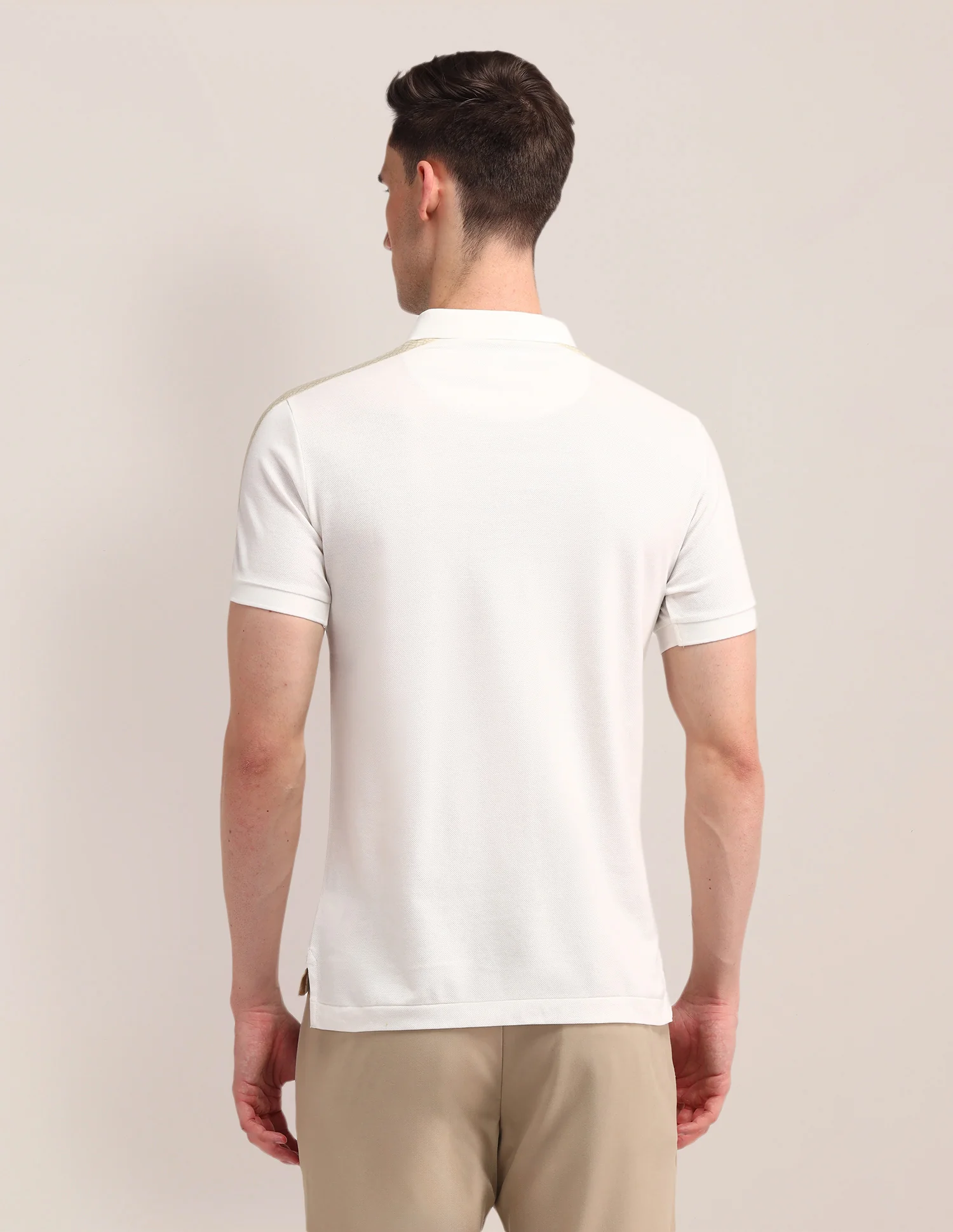Solid Slim Fit Polo Shirt - Image 5