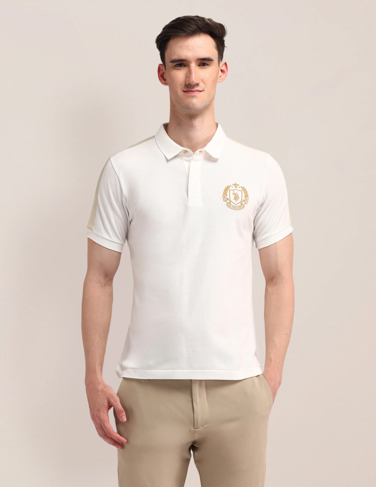 Solid Slim Fit Polo Shirt - Image 6