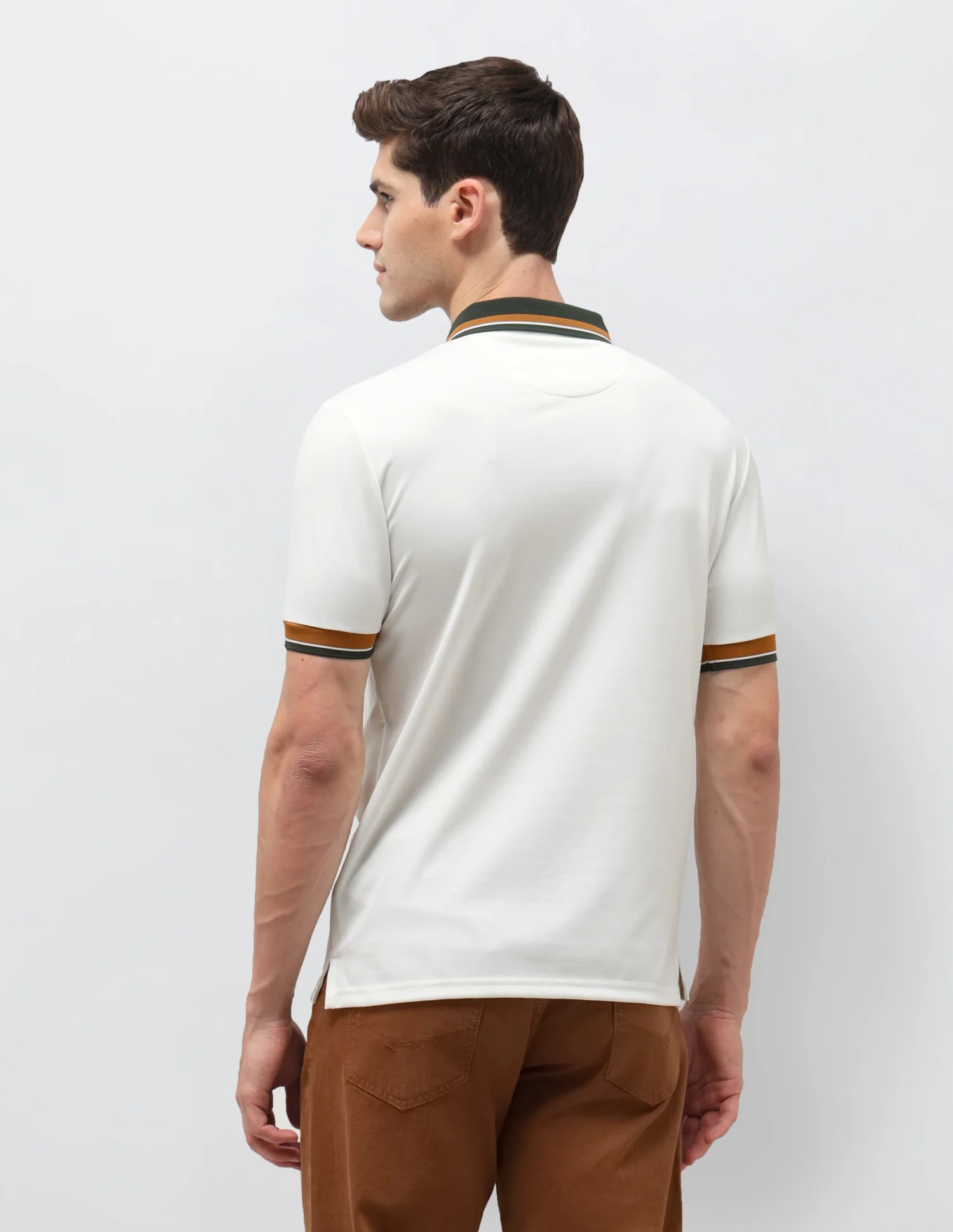 Solid Slim Fit Polo Shirt - Image 5