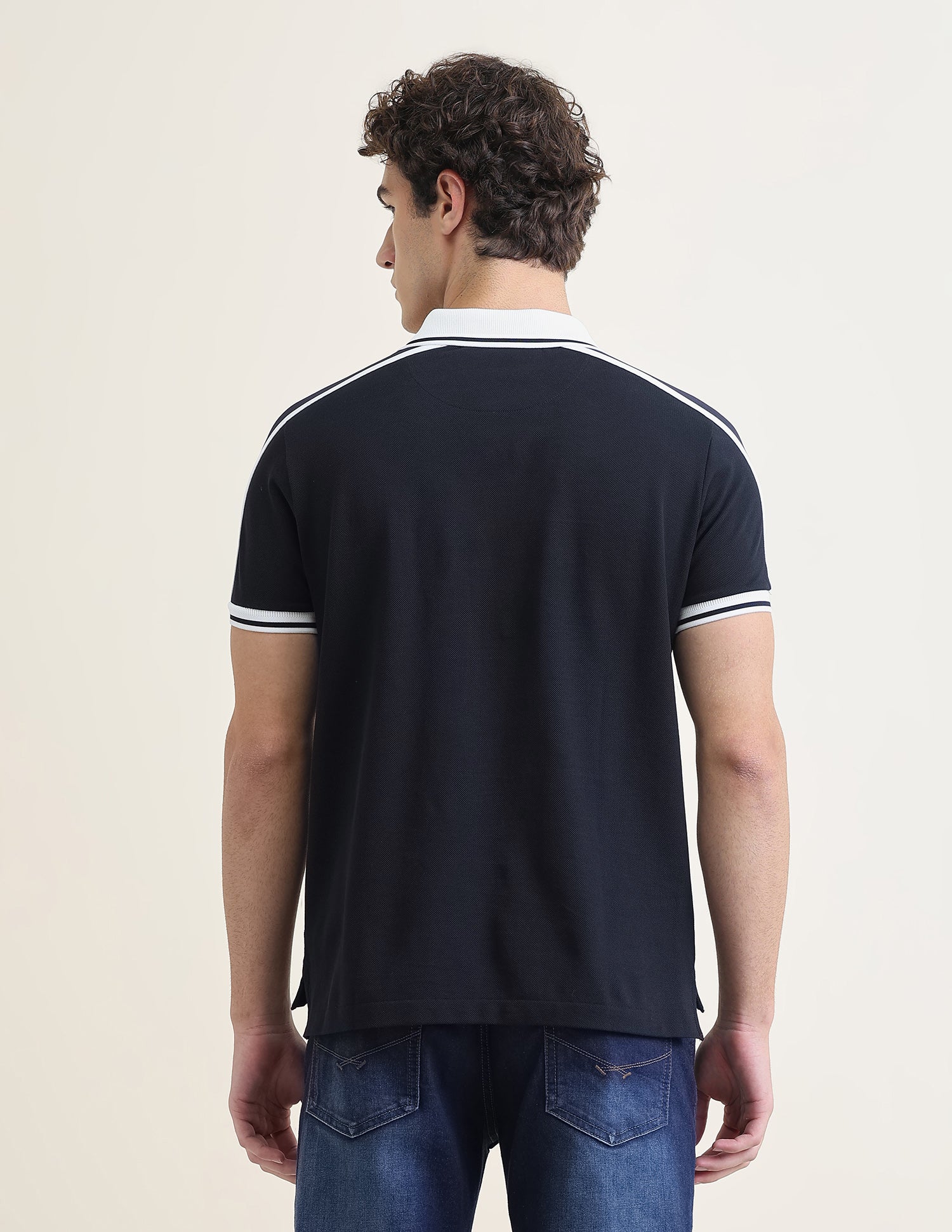 Solid Slim Fit Polo Shirt - Image 5