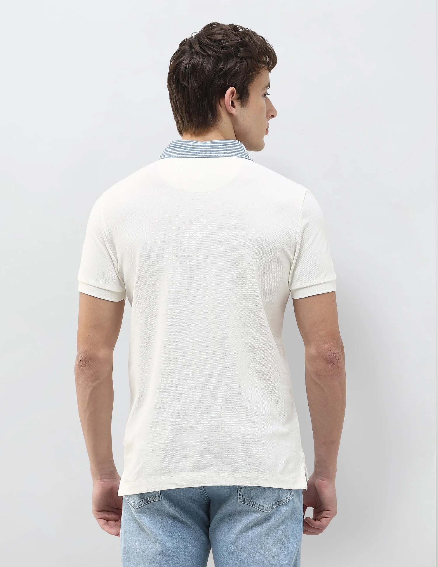 Solid Slim Fit Polo Shirt - Image 5