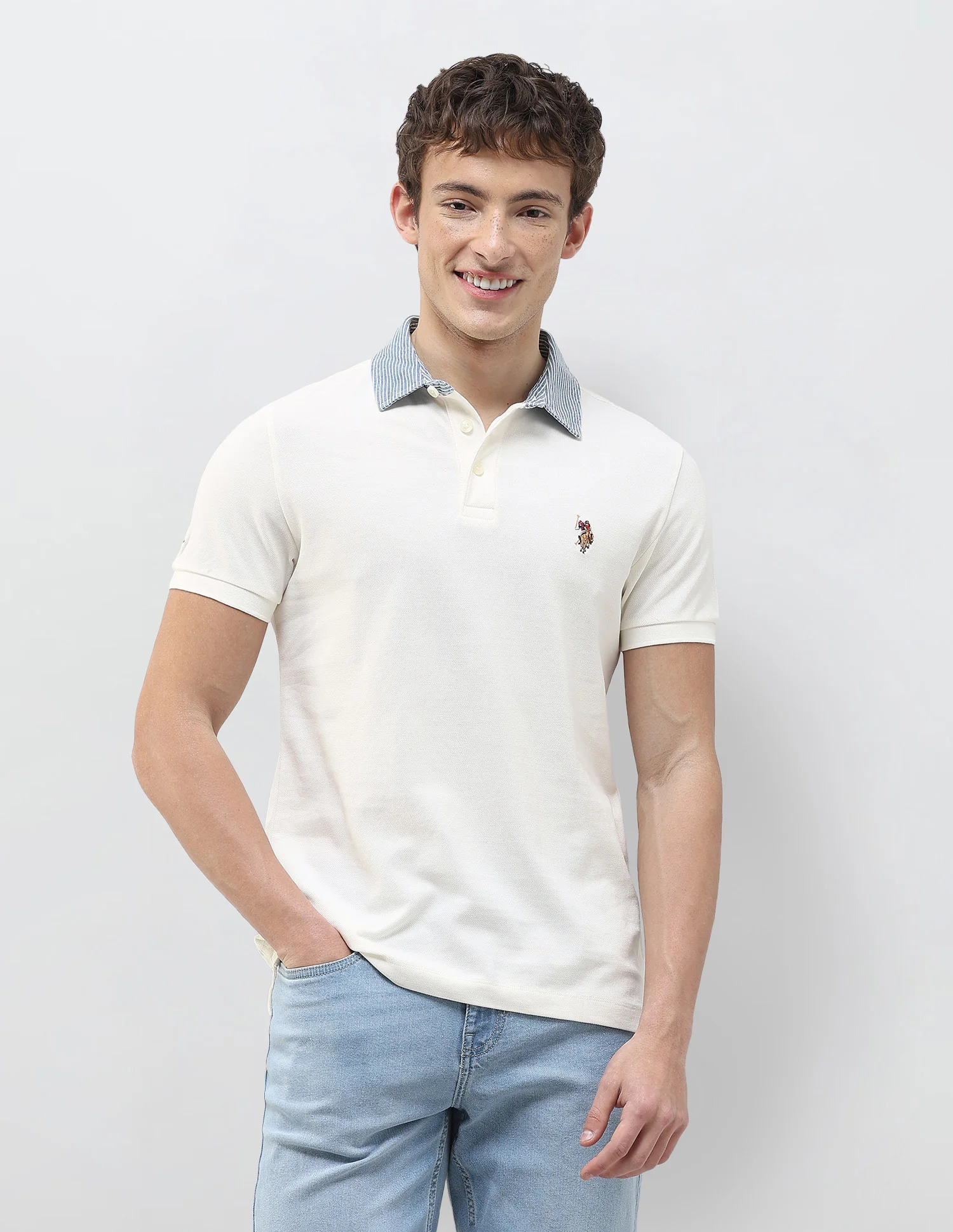Solid Slim Fit Polo Shirt - Image 6