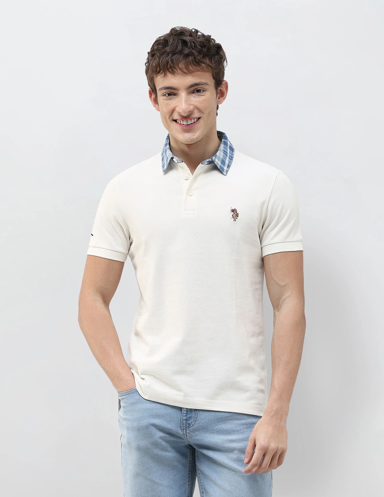 Solid Slim Fit Polo Shirt - Image 6