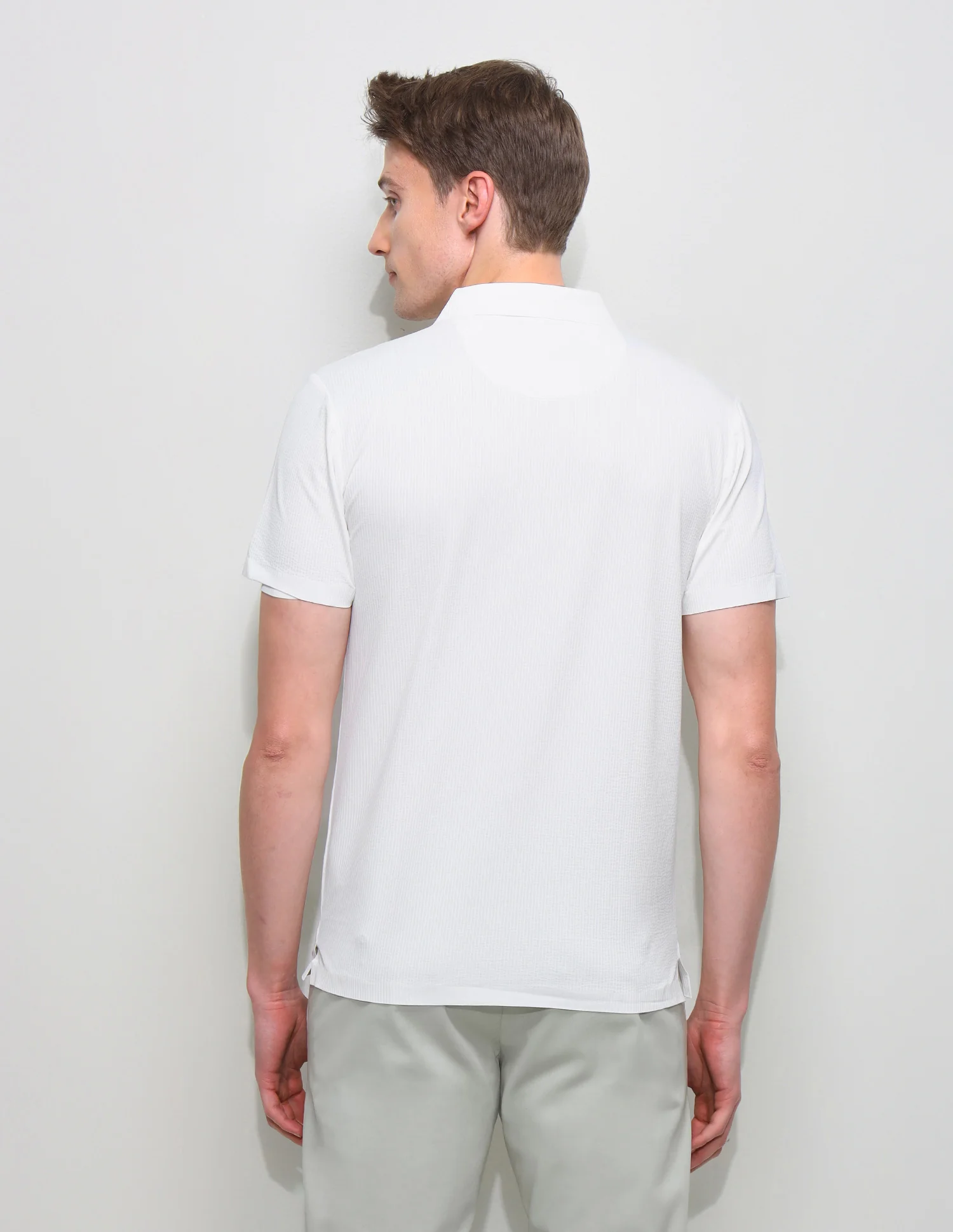 Solid Slim Fit Polo Shirt - Image 5