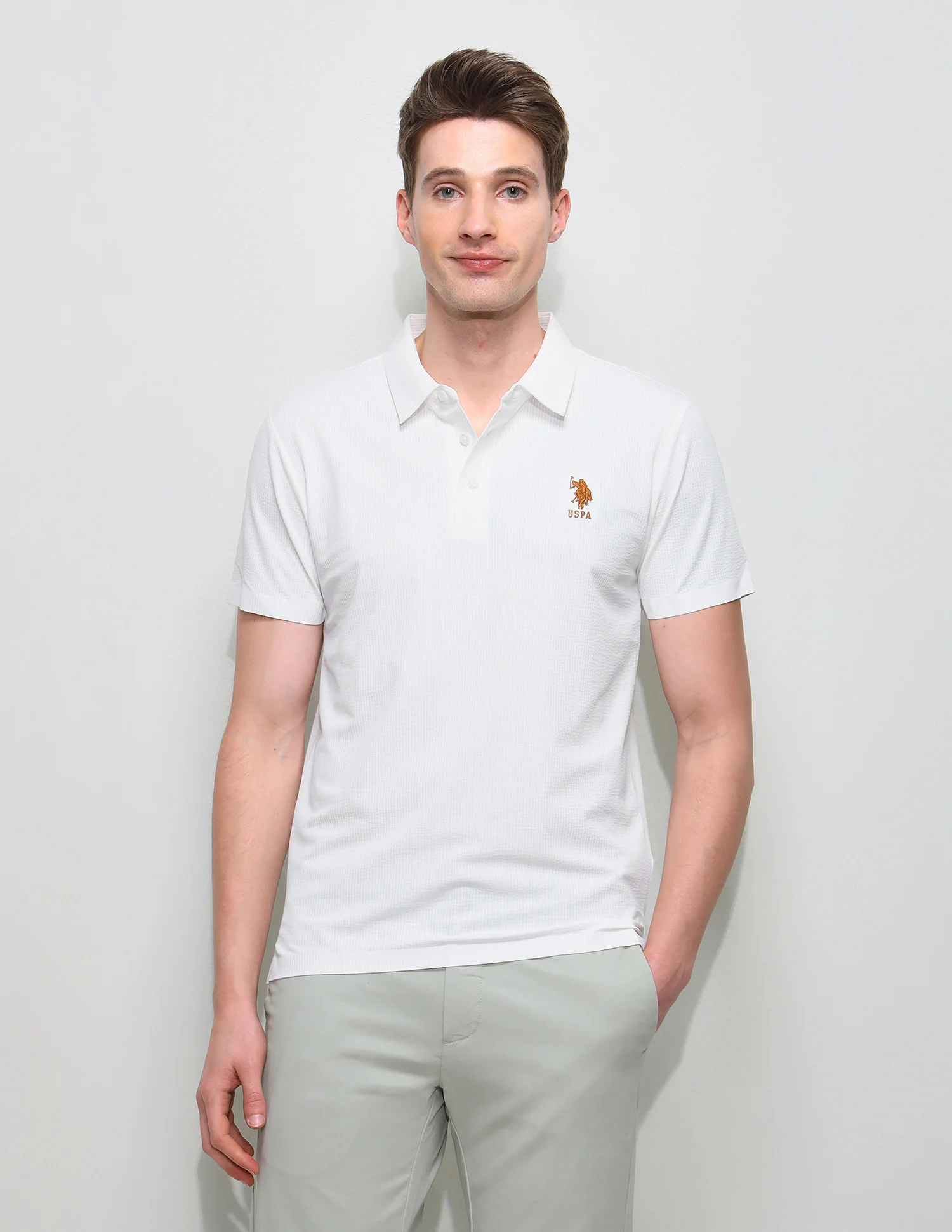 Solid Slim Fit Polo Shirt - Image 6