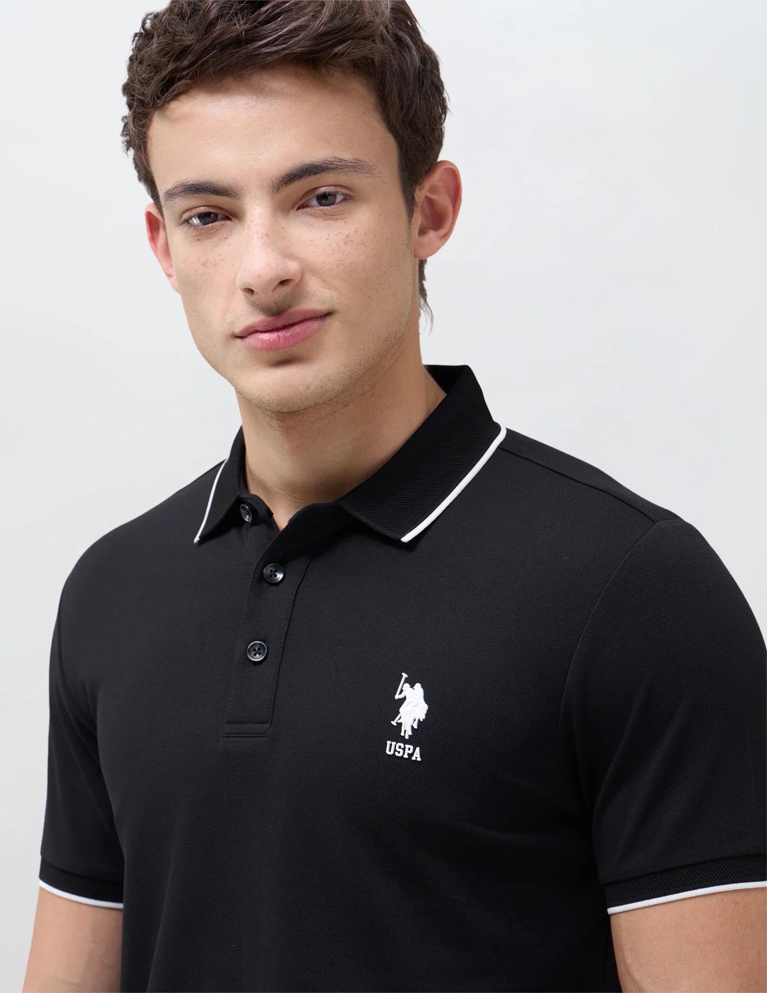 Solid Slim Fit Polo Shirt - Image 7