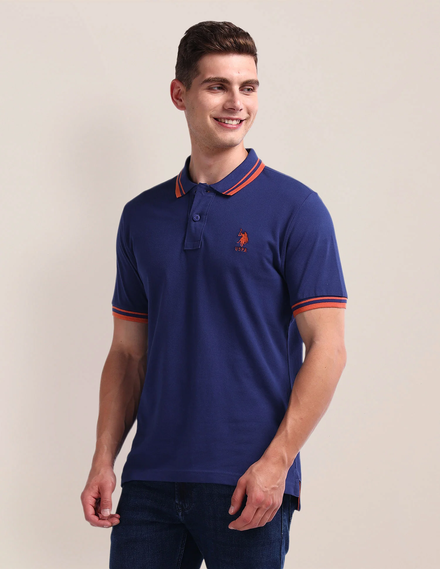 Solid Slim Fit Polo Shirt - Image 4