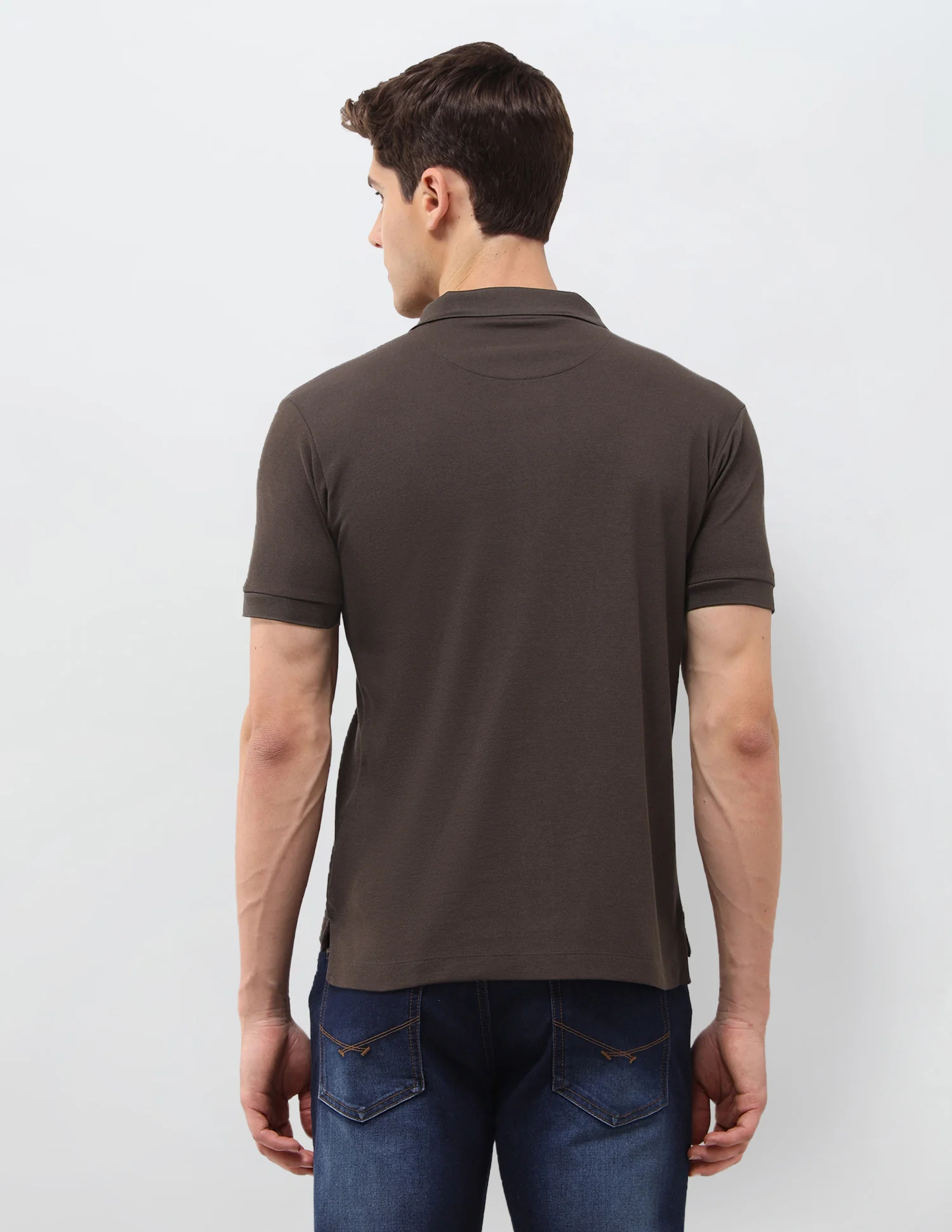 Solid Slim Fit Polo Shirt - Image 5