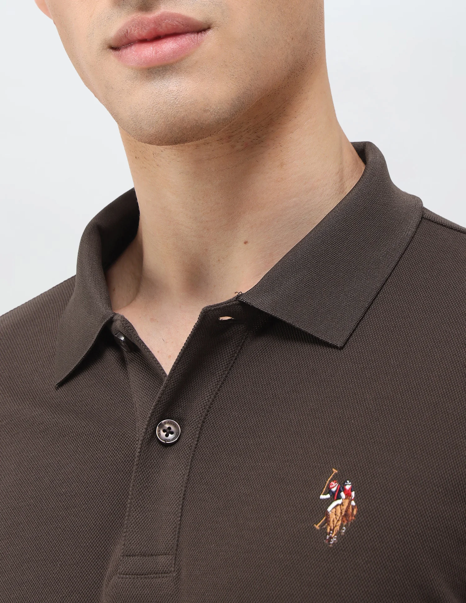 Solid Slim Fit Polo Shirt - Image 7