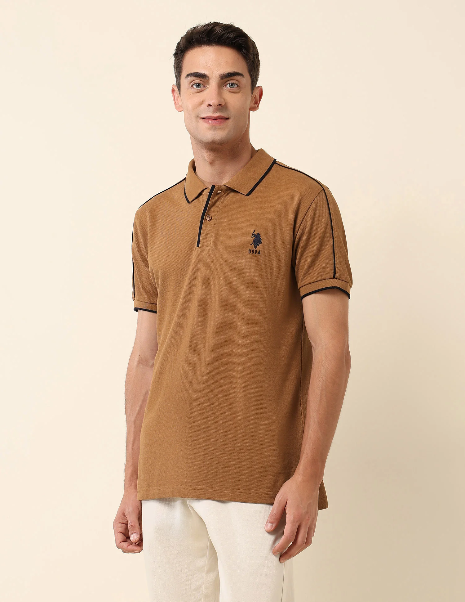 Solid Slim Fit Polo Shirt - Image 4