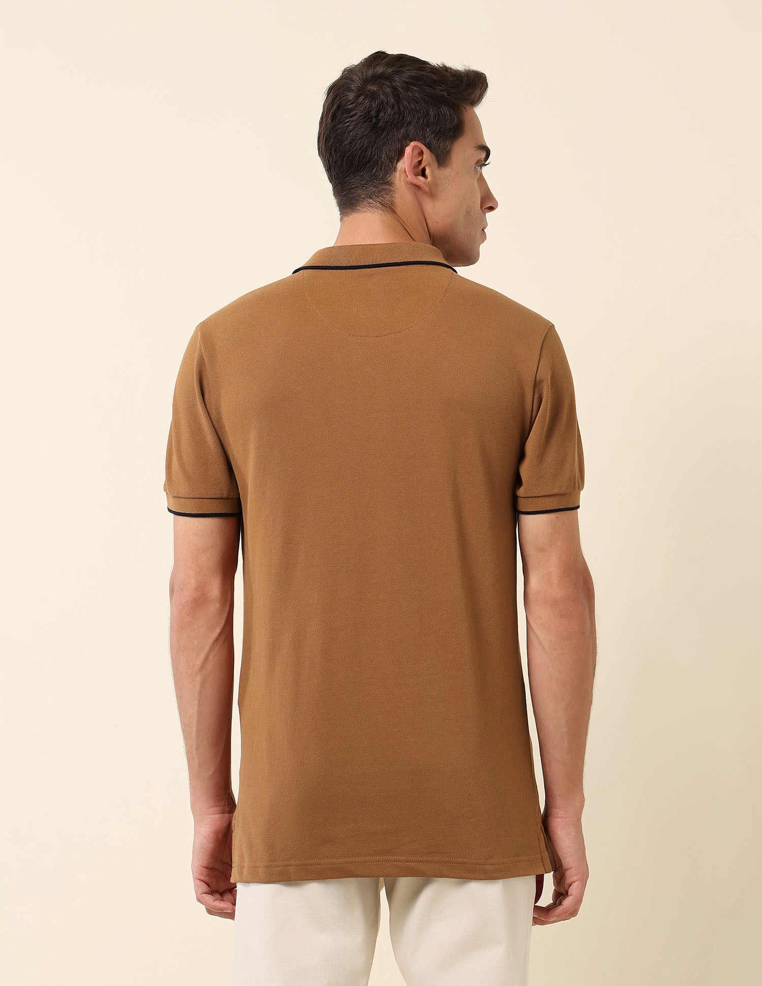 Solid Slim Fit Polo Shirt - Image 5