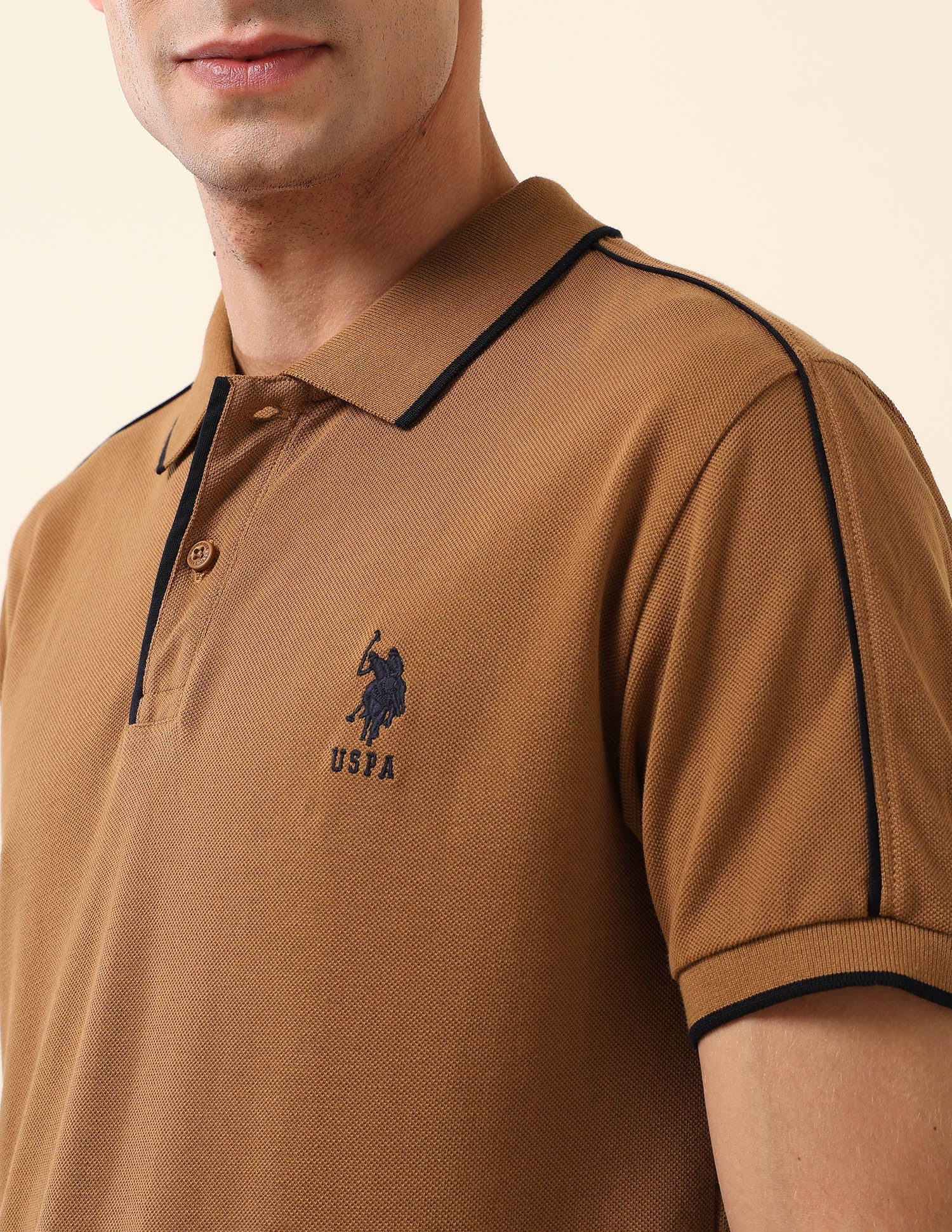 Solid Slim Fit Polo Shirt - Image 7