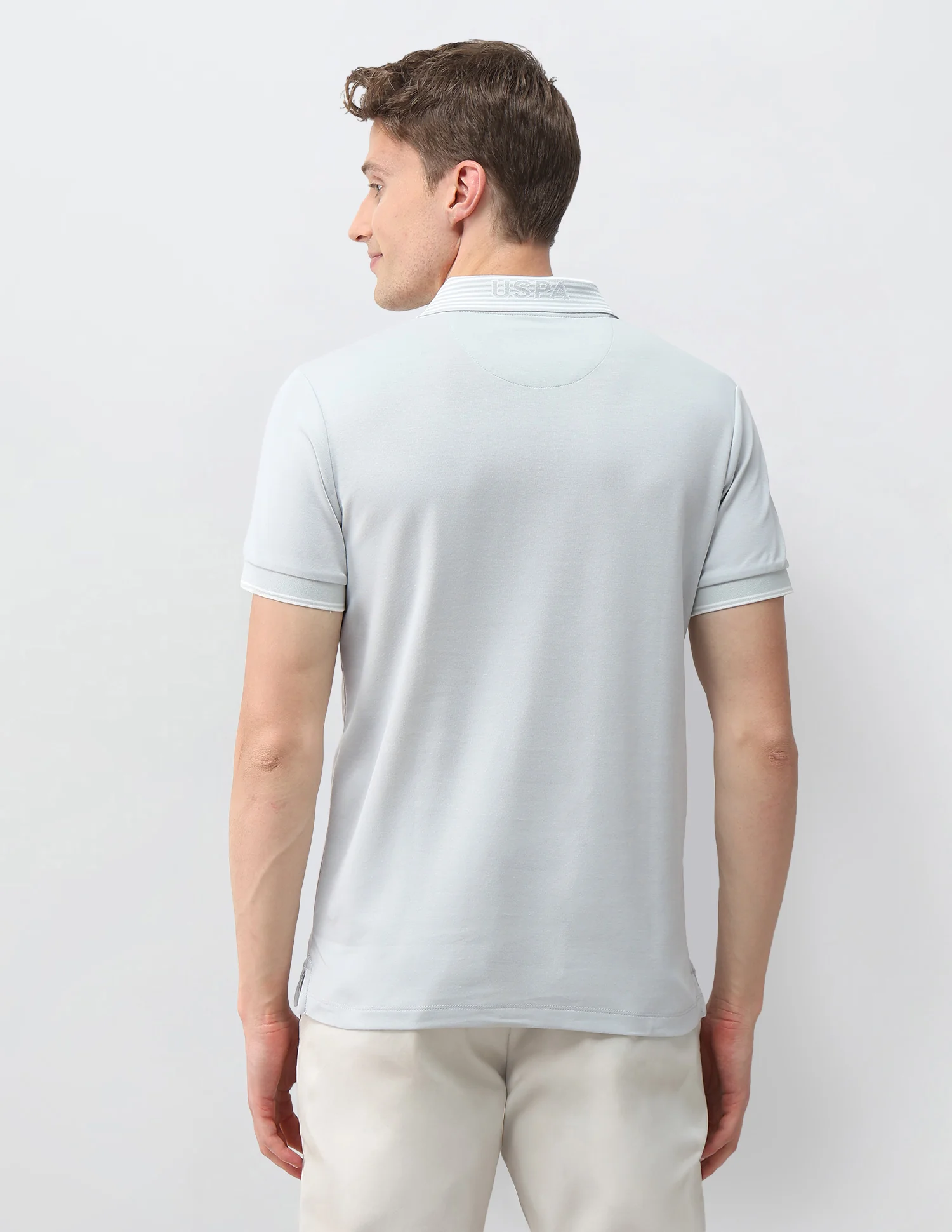 Solid Slim Fit Polo Shirt - Image 5