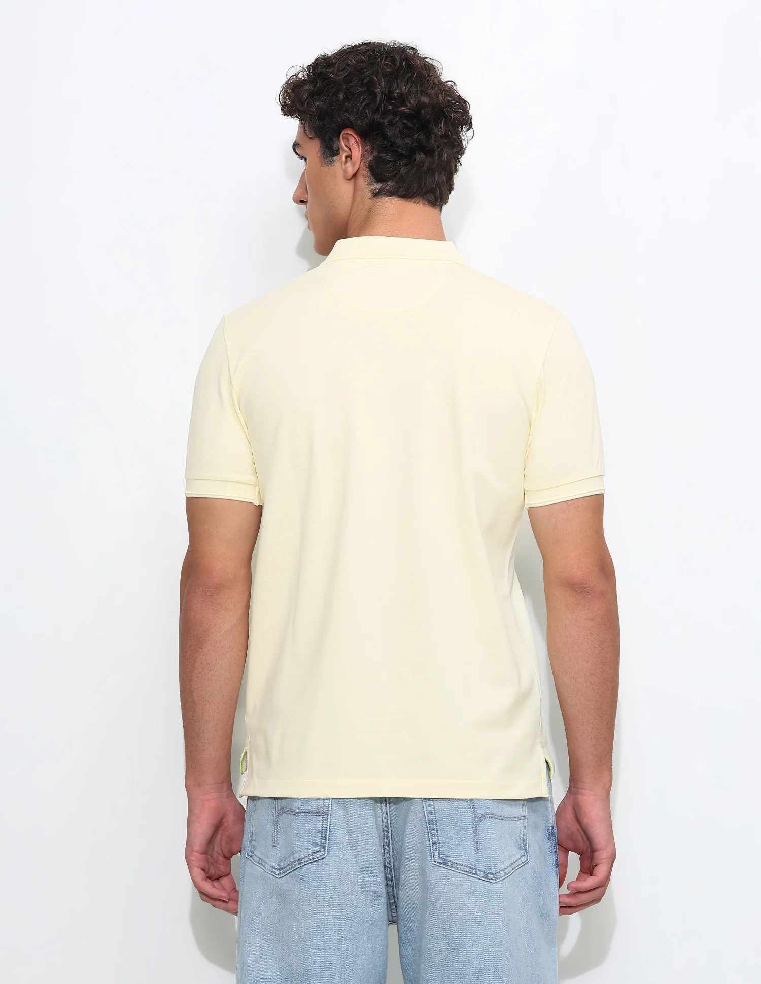 Solid Slim Fit Polo Shirt - Image 5