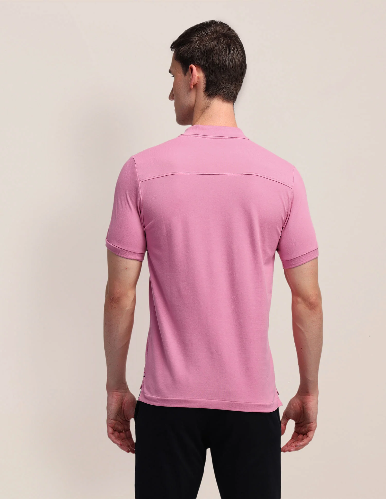 Solid Slim Fit Polo Shirt - Image 5