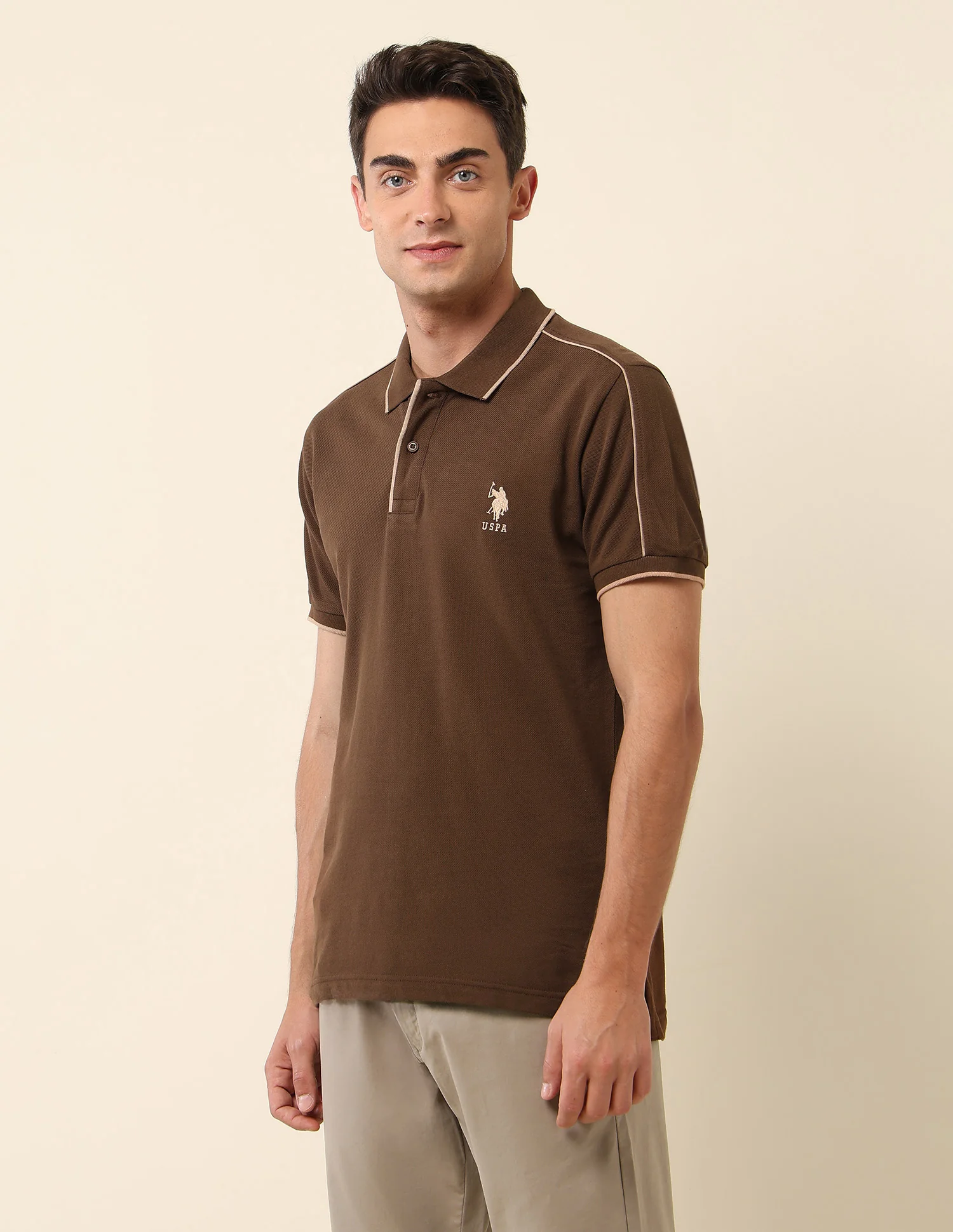Solid Slim Fit Polo Shirt - Image 4
