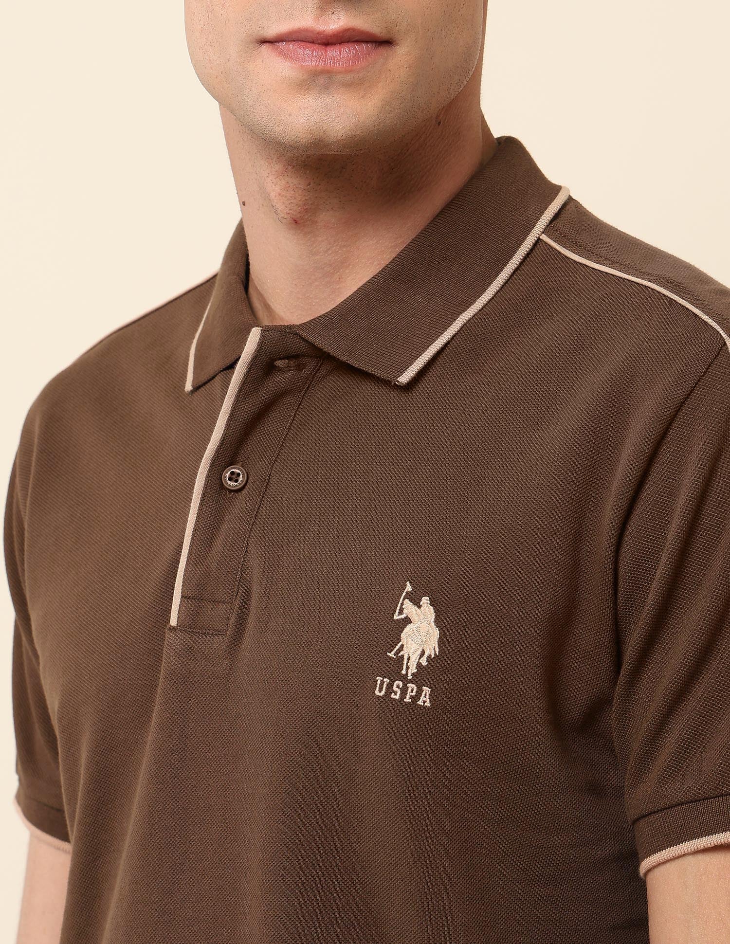 Solid Slim Fit Polo Shirt - Image 7