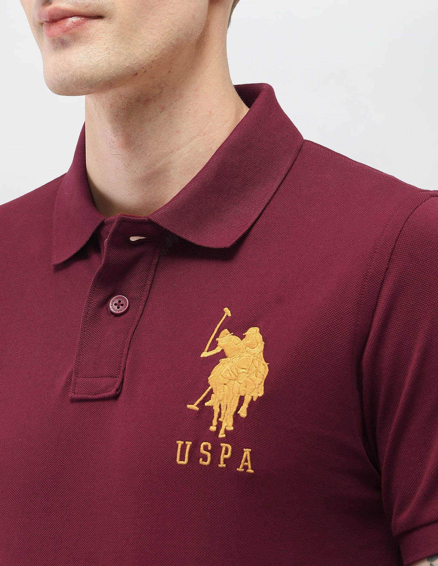 Solid Slim Fit Polo Shirt - Image 7