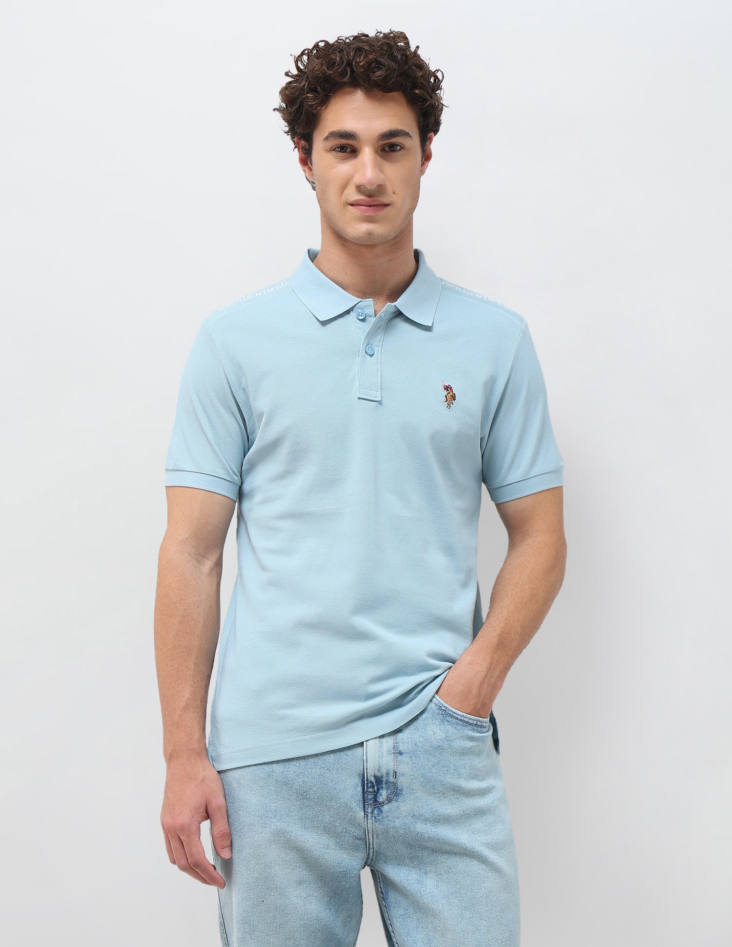 Solid Slim Fit Polo Shirt - Image 6