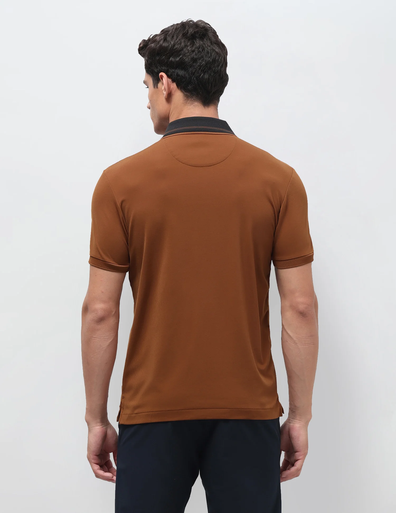 Solid Slim Fit Polo Shirt - Image 5