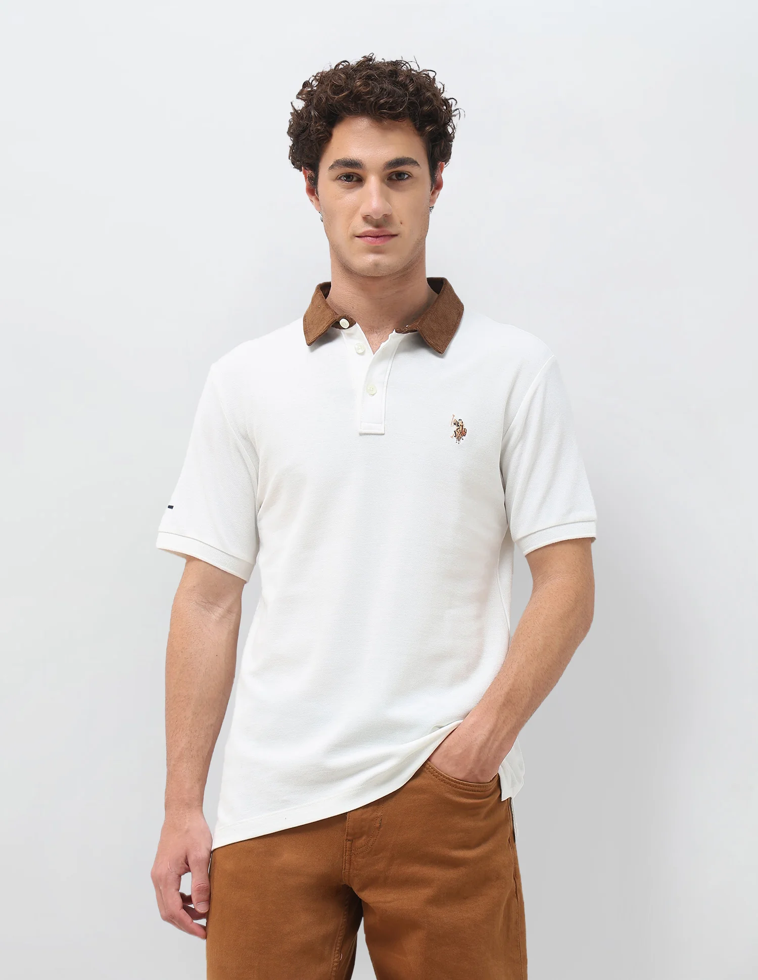 Solid Slim Fit Polo Shirt - Image 6