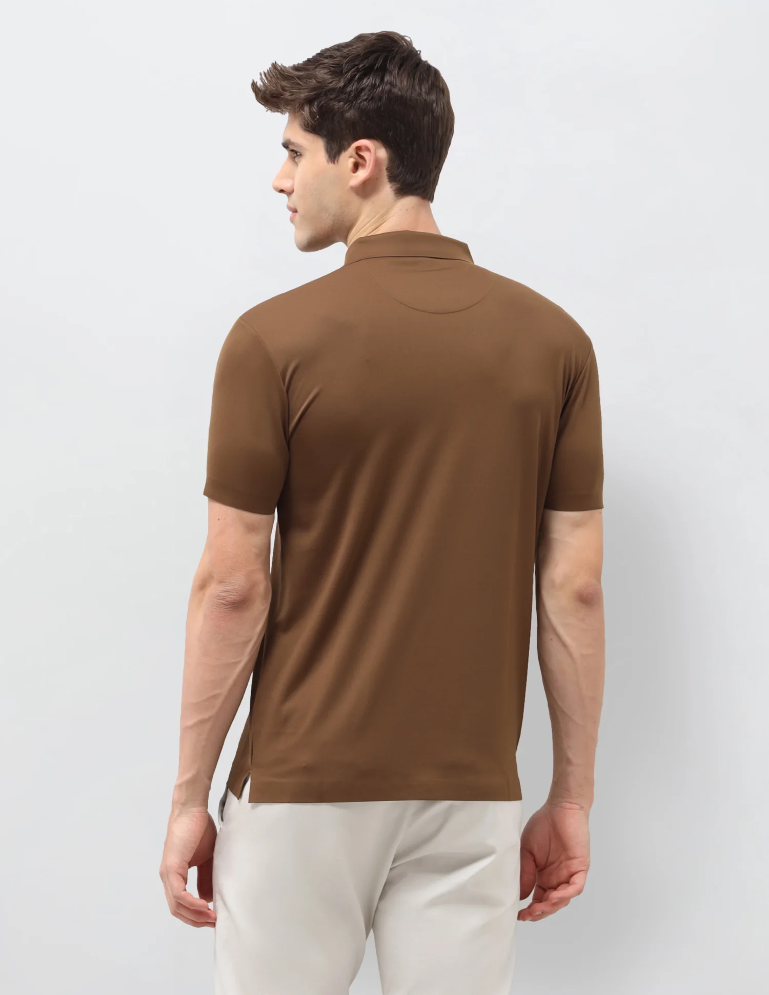 Solid Slim Fit Polo Shirt - Image 5
