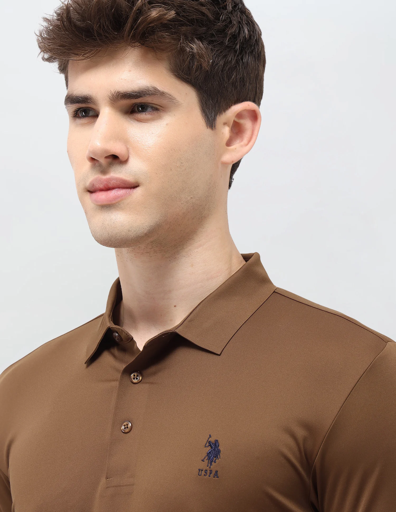 Solid Slim Fit Polo Shirt - Image 7