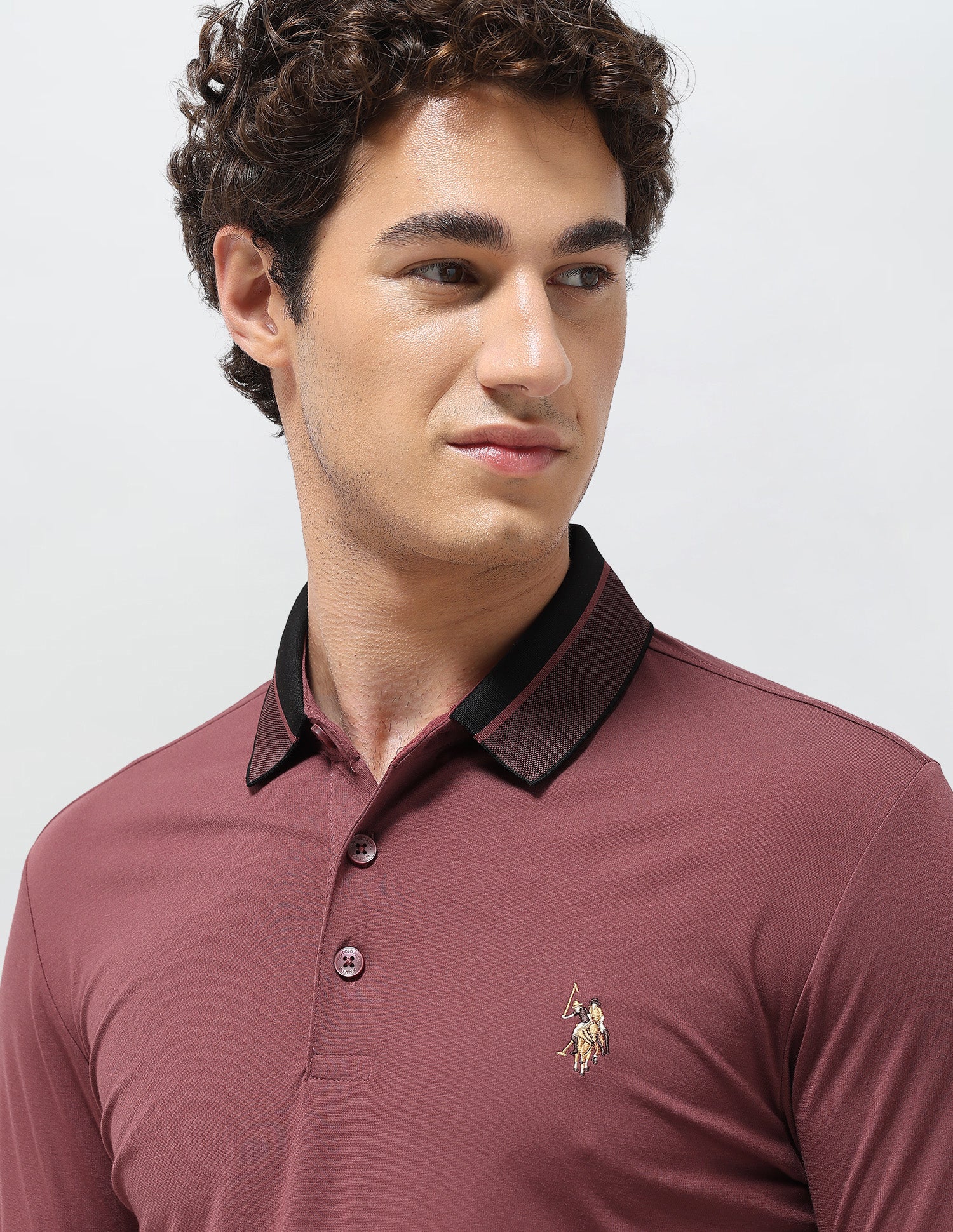 Solid Slim Fit Polo Shirt - Image 7