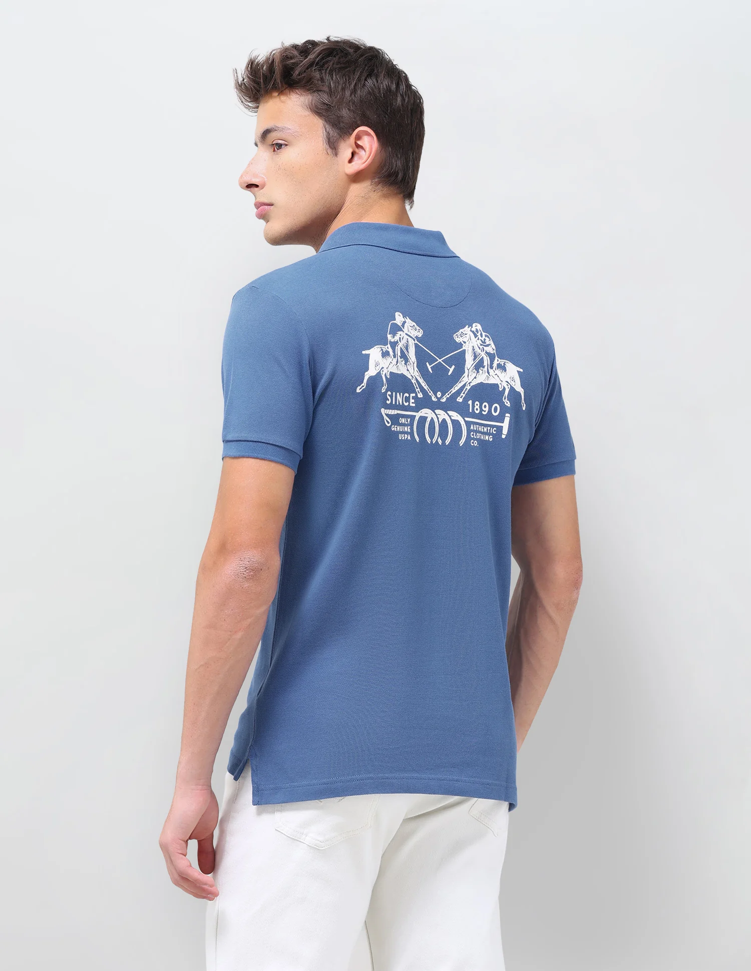 Solid Slim Fit Polo Shirt - Image 5
