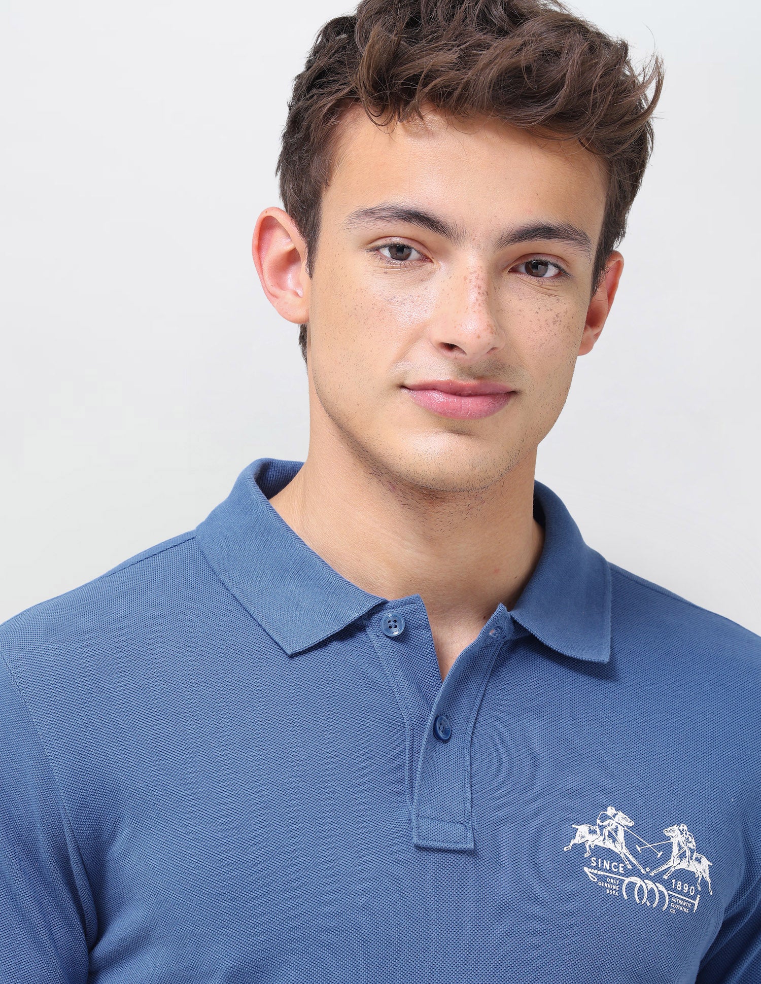 Solid Slim Fit Polo Shirt - Image 7