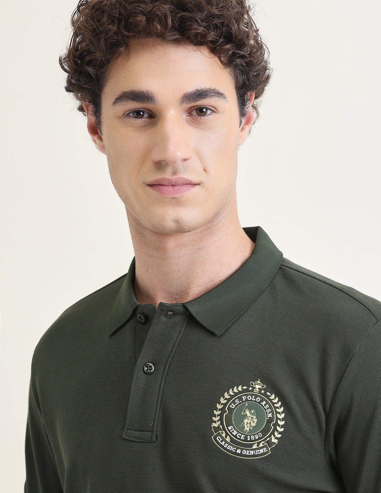Solid Slim Fit Polo Shirt - Image 7