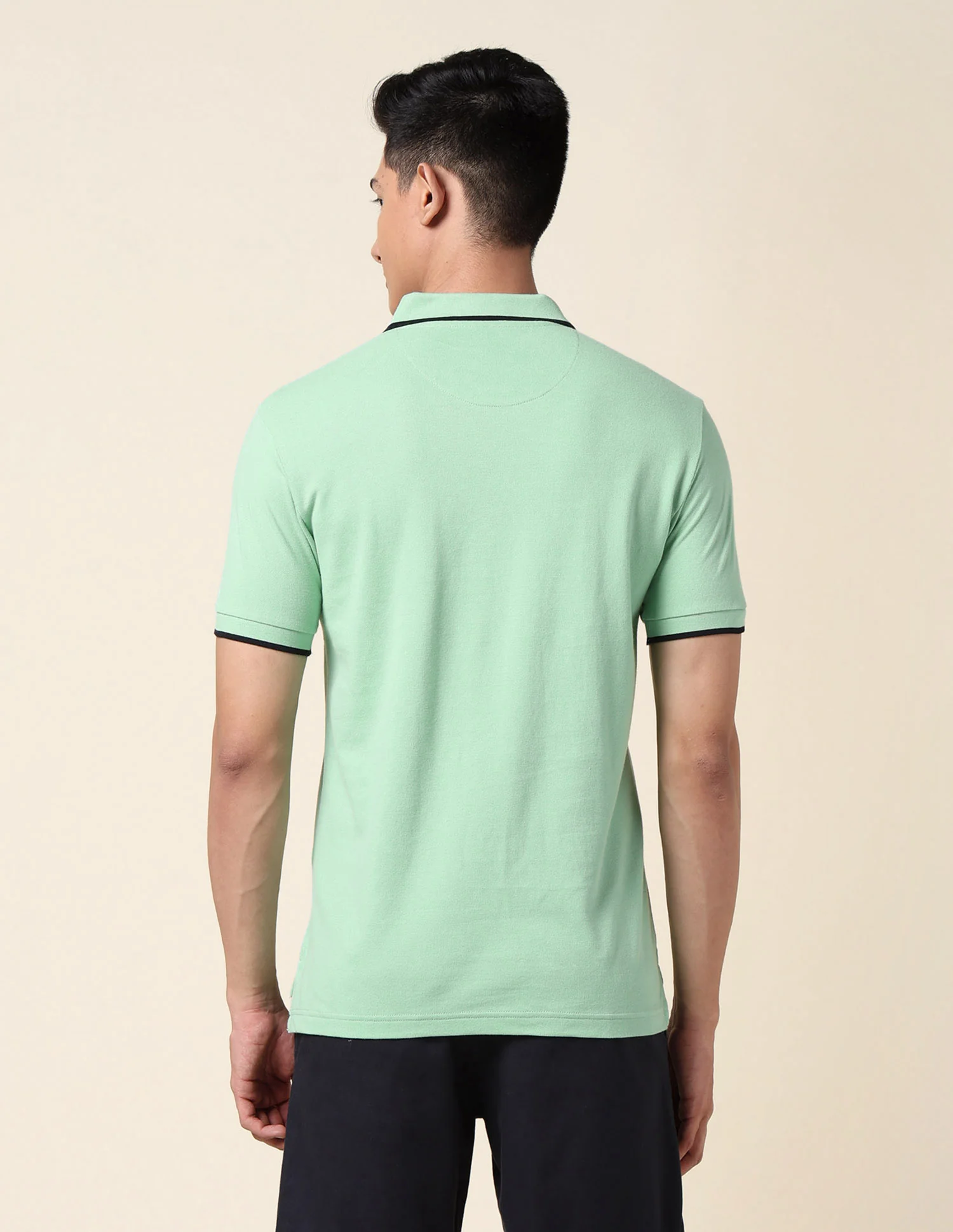 Solid Slim Fit Polo Shirt - Image 5