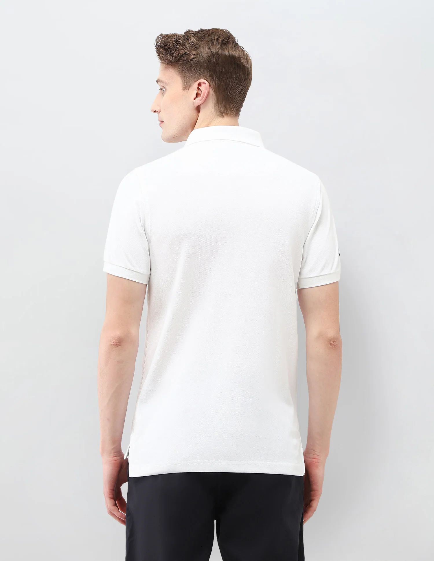 Solid Slim Fit Polo Shirt - Image 5