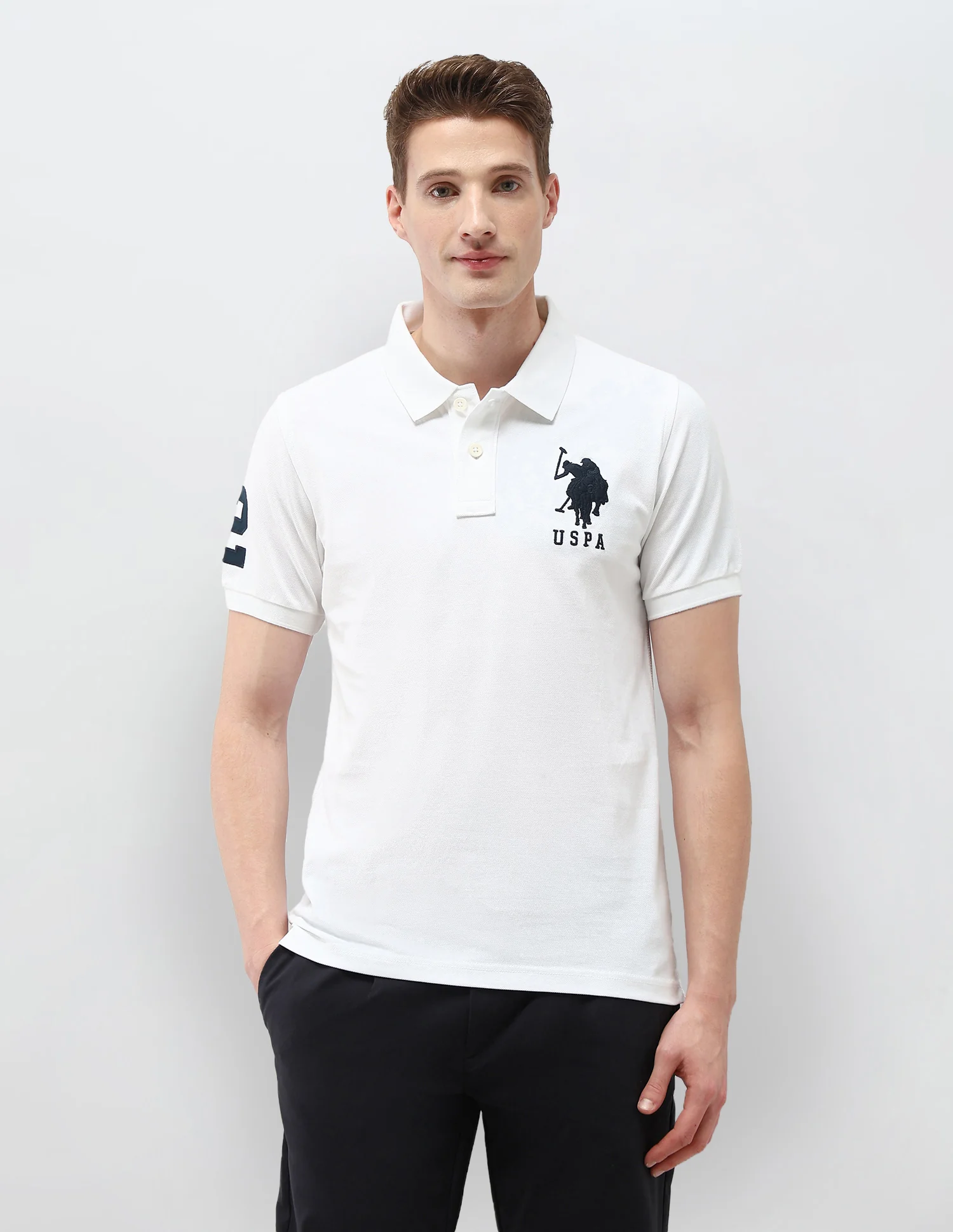 Solid Slim Fit Polo Shirt - Image 6