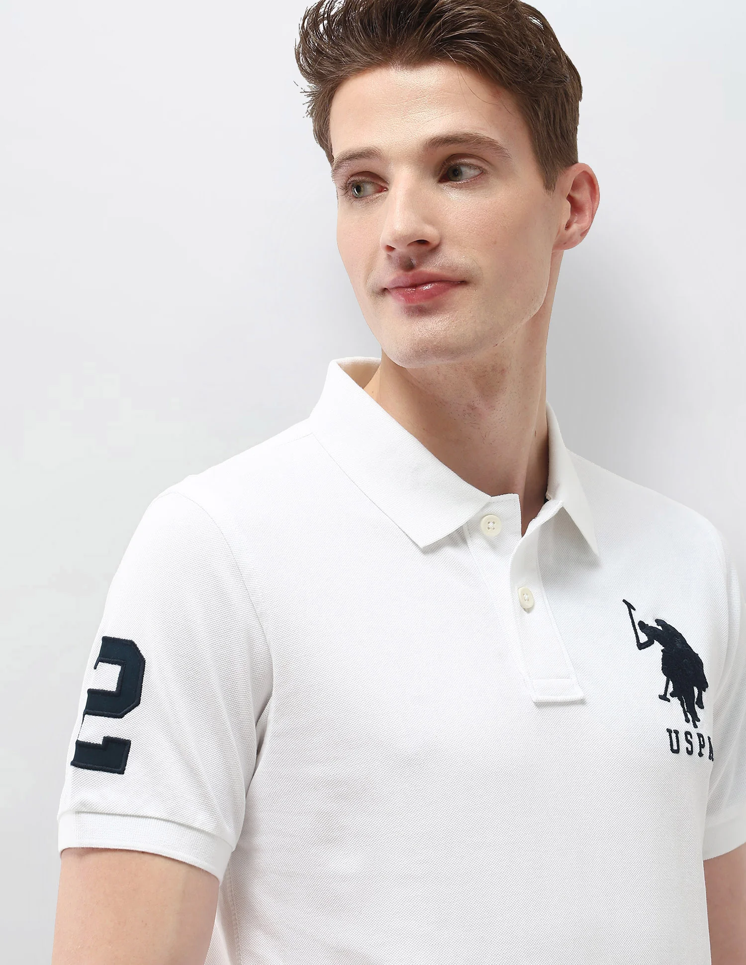 Solid Slim Fit Polo Shirt - Image 7