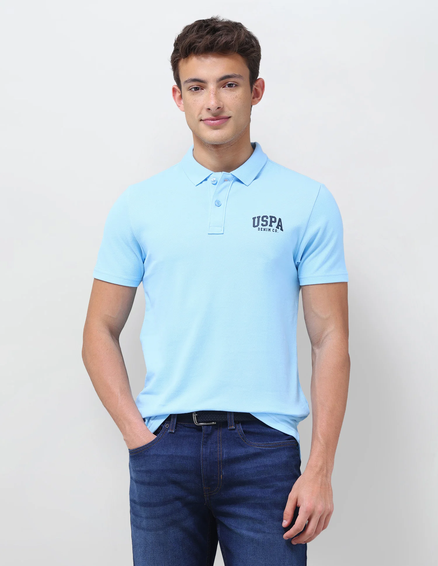 Solid Slim Fit Polo Shirt