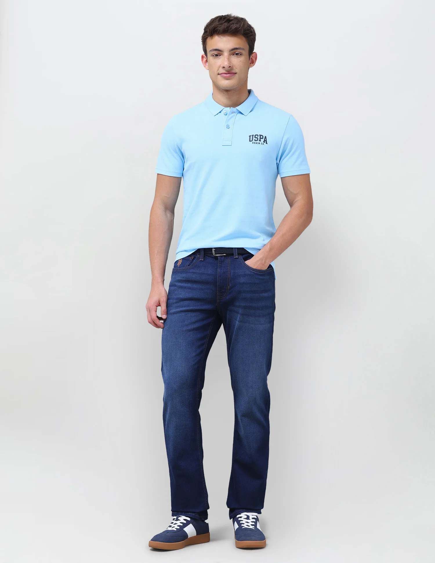 Solid Slim Fit Polo Shirt - Image 3