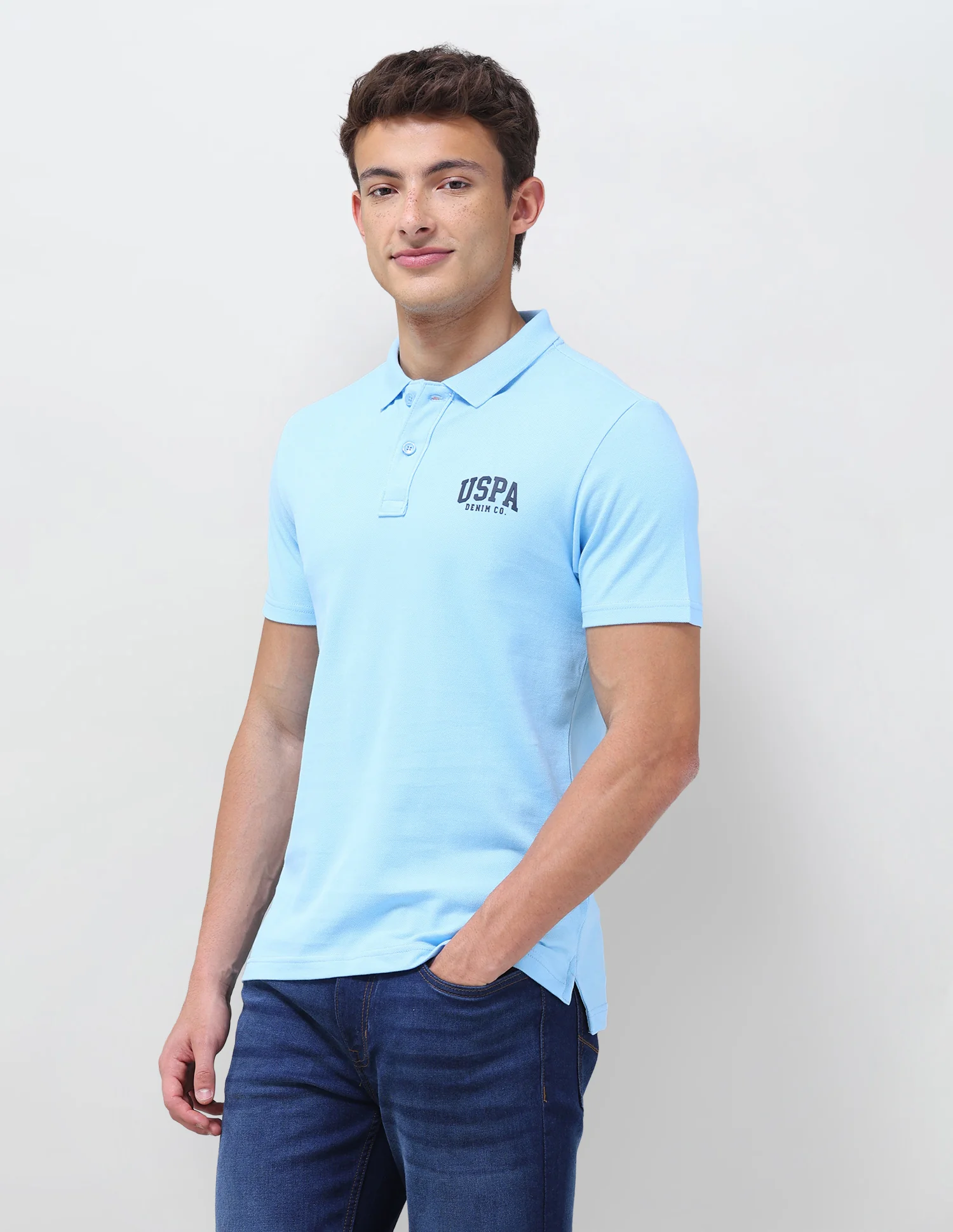 Solid Slim Fit Polo Shirt - Image 4